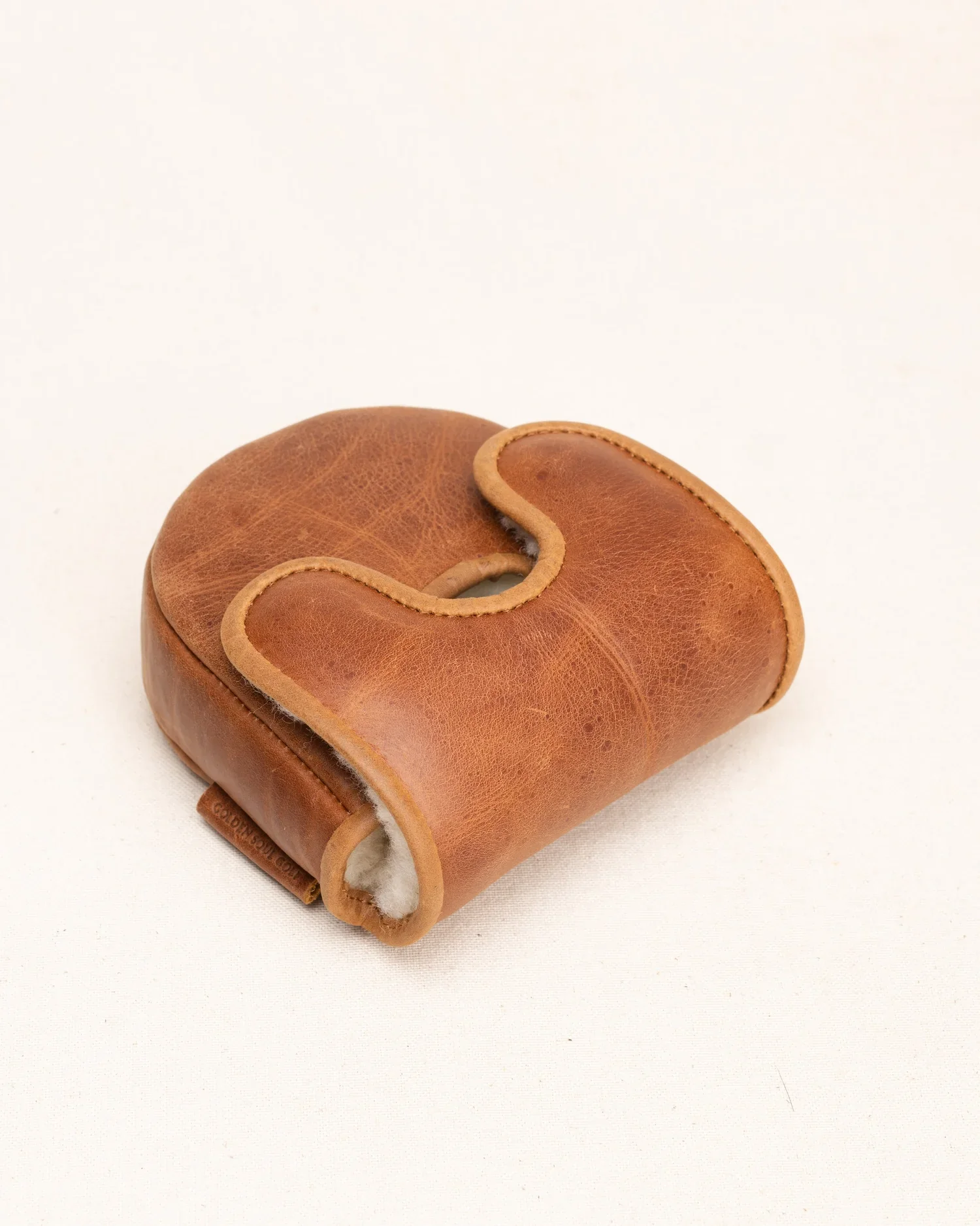 Golden Soul Golf - Halston DF3 Center Mallet Putter Cover Leather - Brown - Image 5