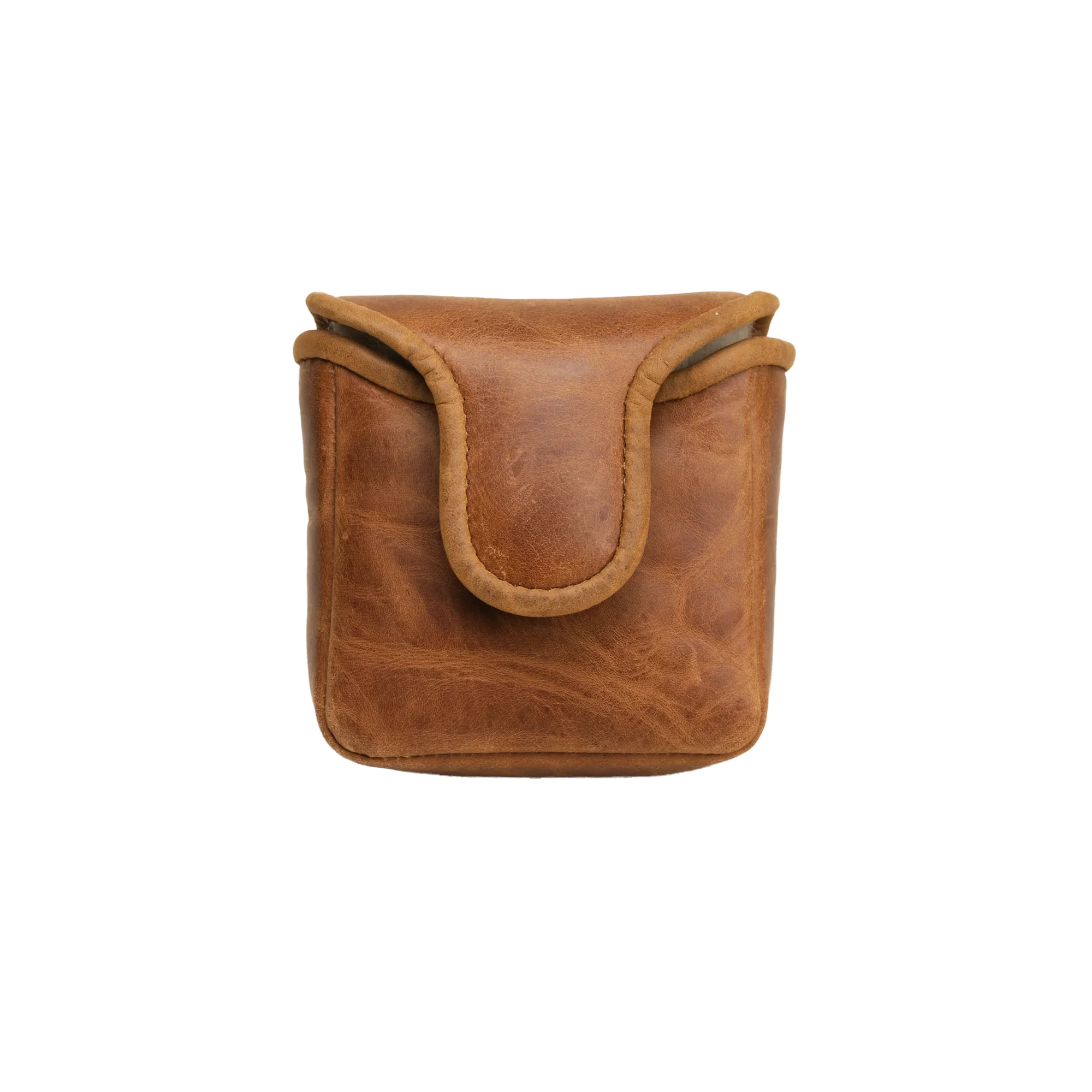 Golden Soul Golf - Halston Mallet Putter Cover Leather - Brown