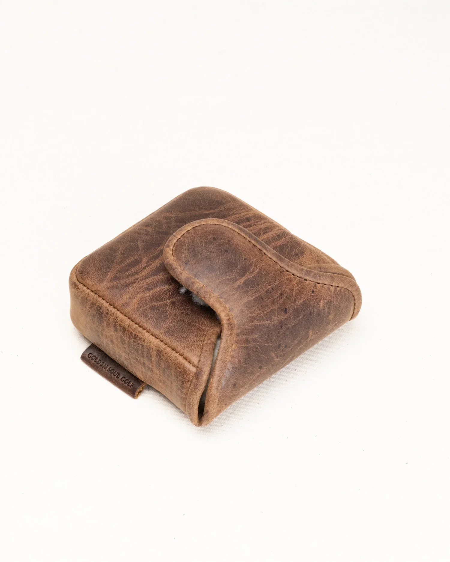 Golden Soul Golf - Harrington Mallet Putter Cover Leather - Brown - Image 5