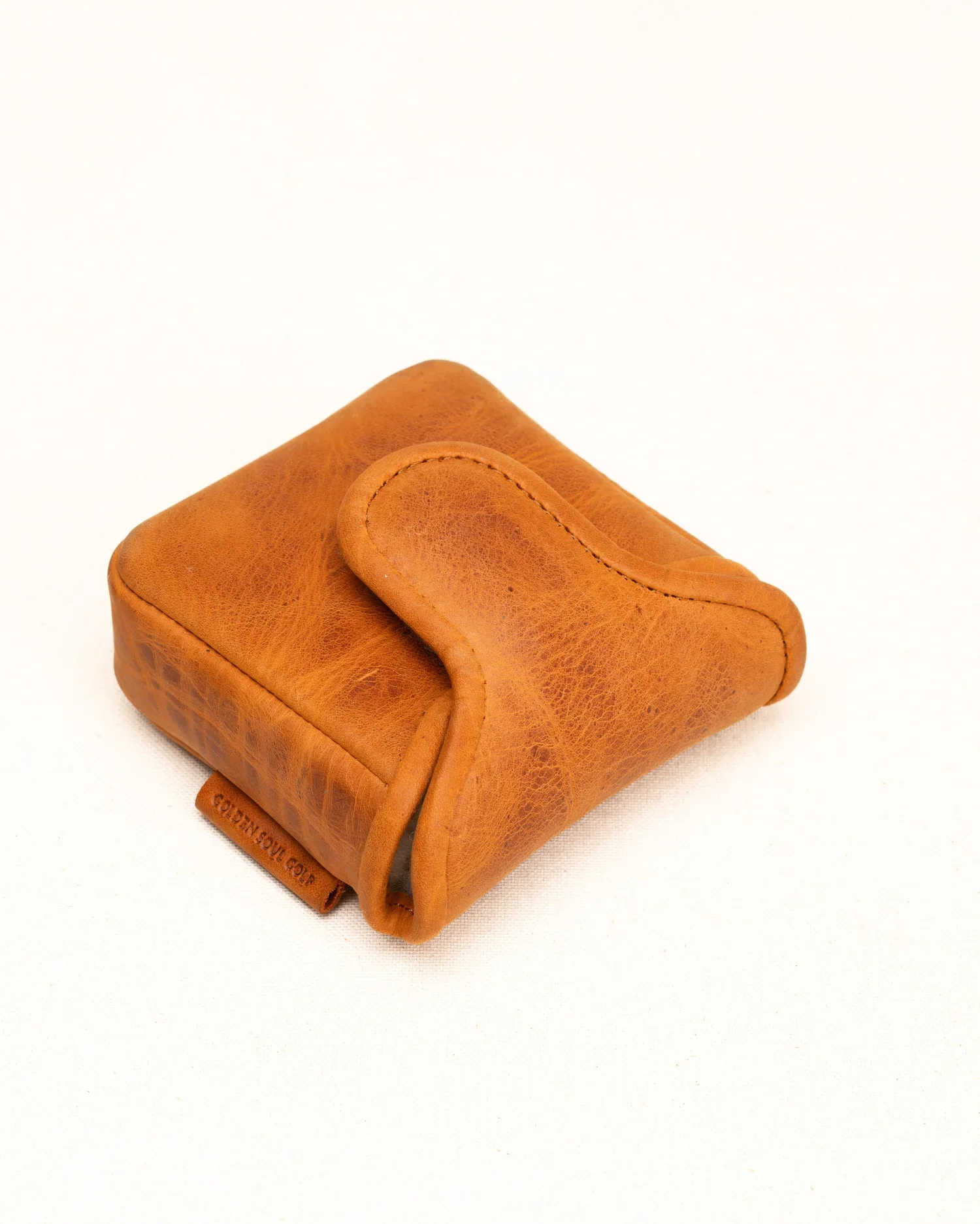 Golden Soul Golf - Lava Mallet Putter Cover Leather - Brown - Image 5