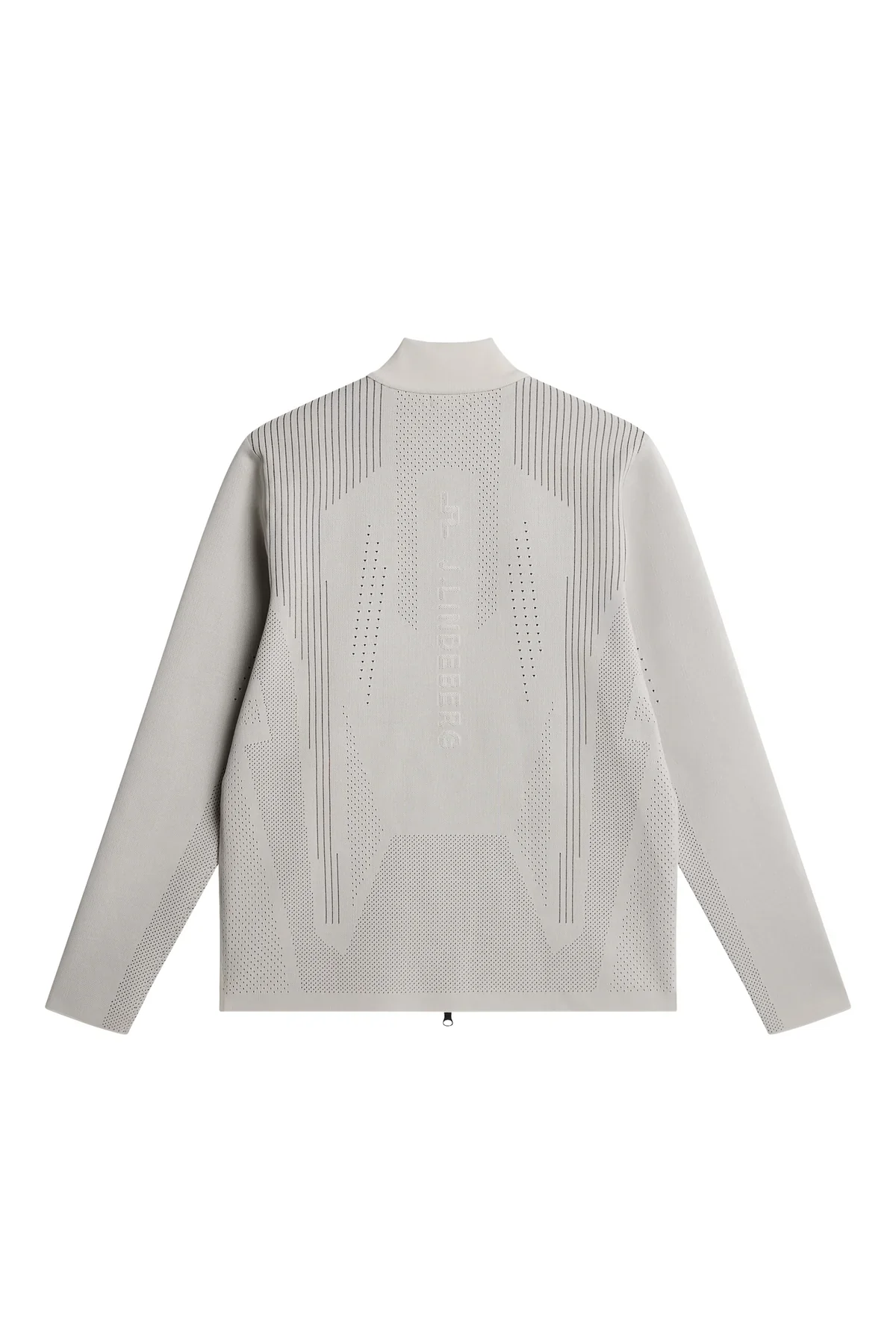J. Lindeberg Bo Tech Knit Zip Sweater - Moonbeam - Image 6