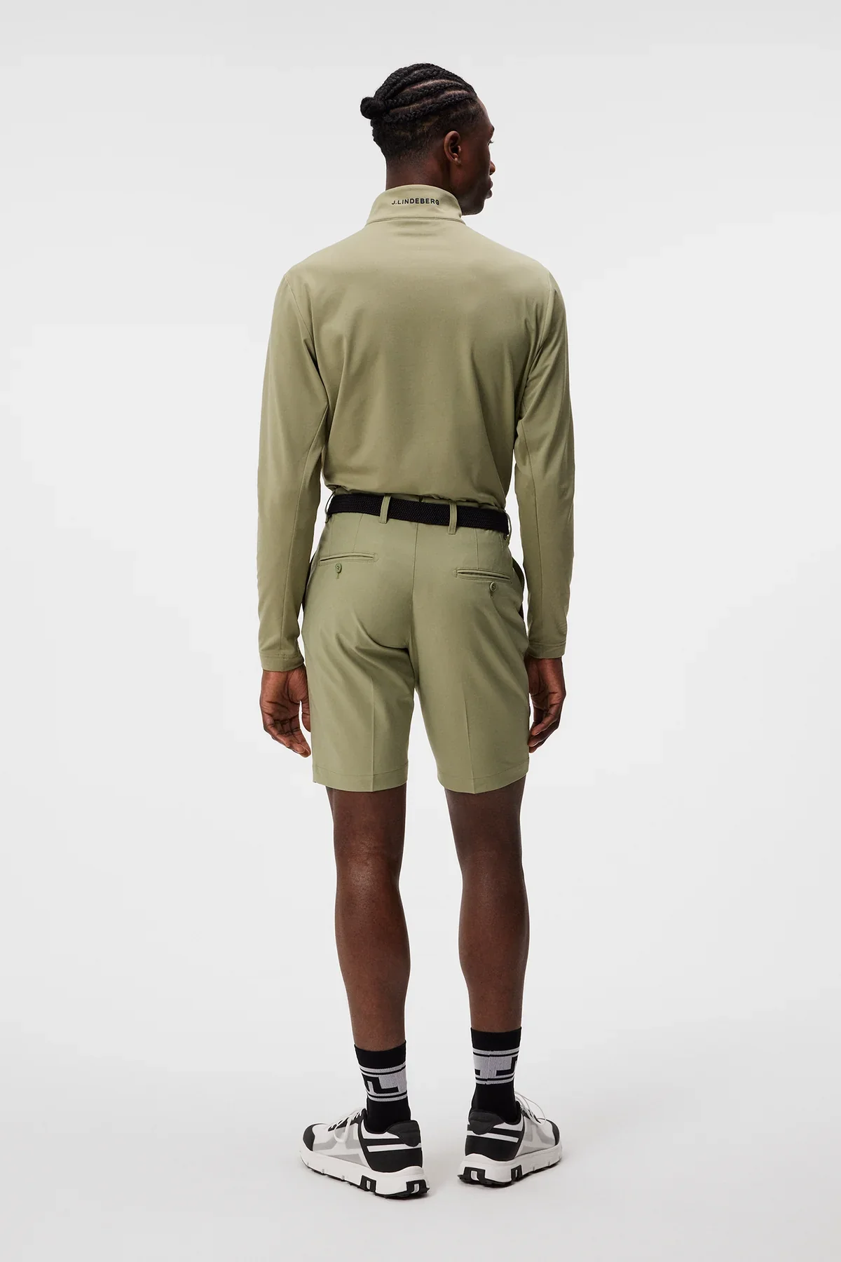 J. Lindeberg Eloy Shorts "Oil Green" - Image 6