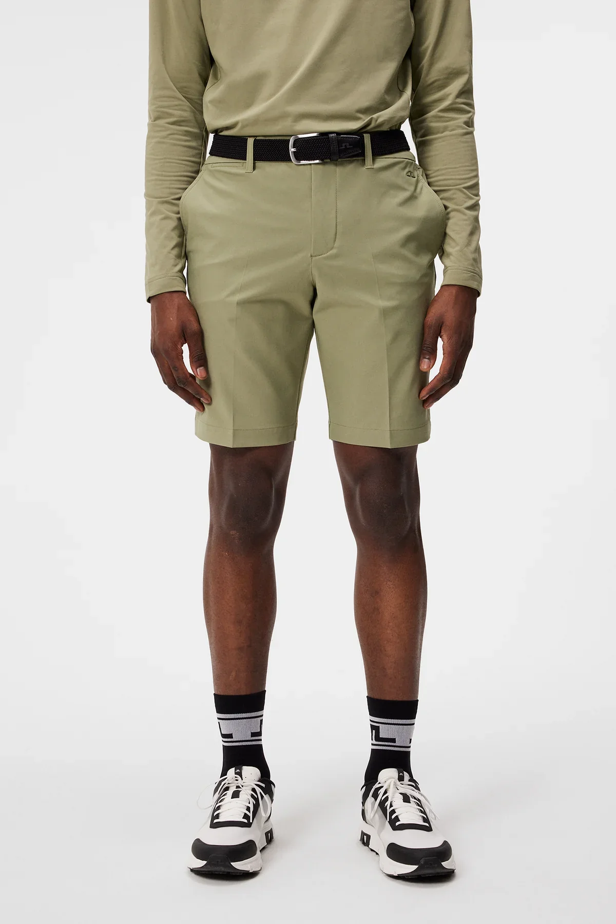 J. Lindeberg Eloy Shorts "Oil Green" - Image 7