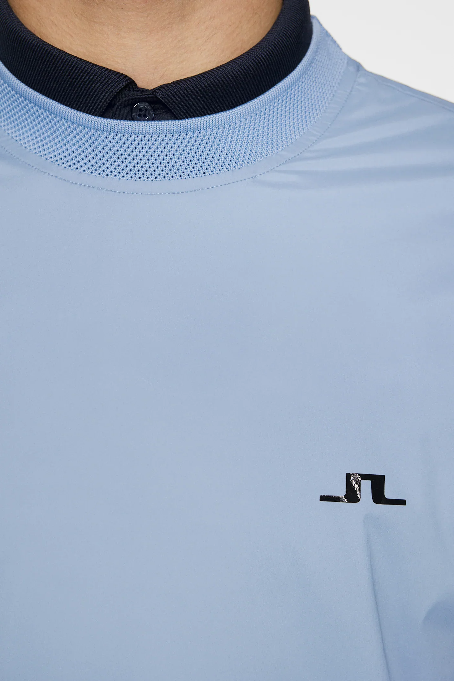 J.Lindeberg JL Pro Crewneck Windbreak - Rain Washed - Image 5