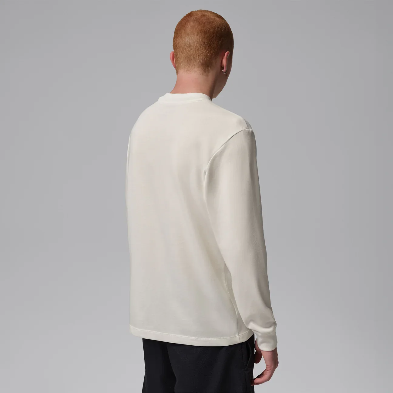 Jordan Sport Men's Dri-FIT Golf Long-Sleeve Mock Neck Sweatshirt - White - Image 2