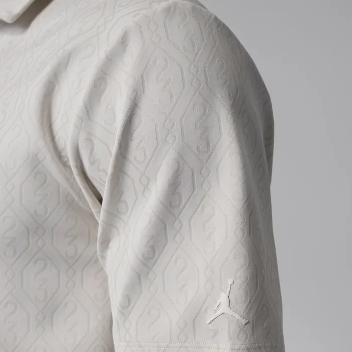 Jordan Sport Men's Golf Jacquard Polo - Sail - Image 5