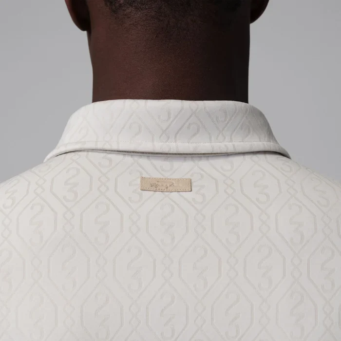 Jordan Sport Men's Golf Jacquard Polo - Sail - Image 6