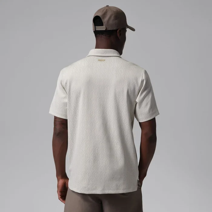 Jordan Sport Men's Golf Jacquard Polo - Sail - Image 8