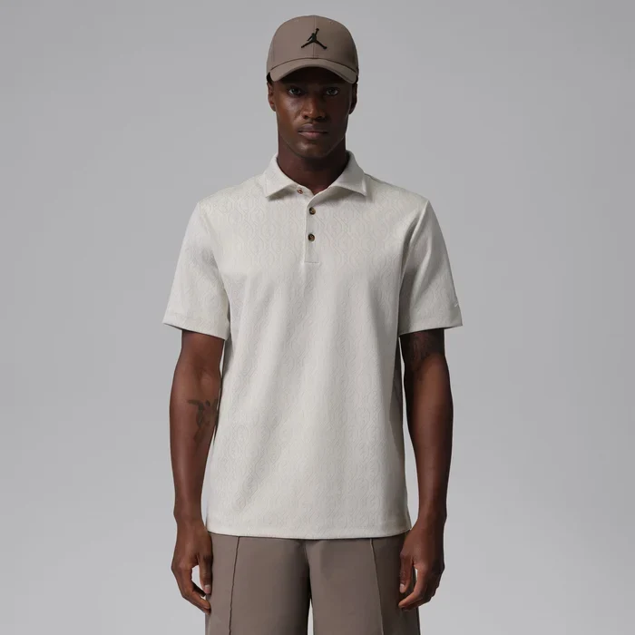 Jordan Sport Men's Golf Jacquard Polo - Sail - Image 9