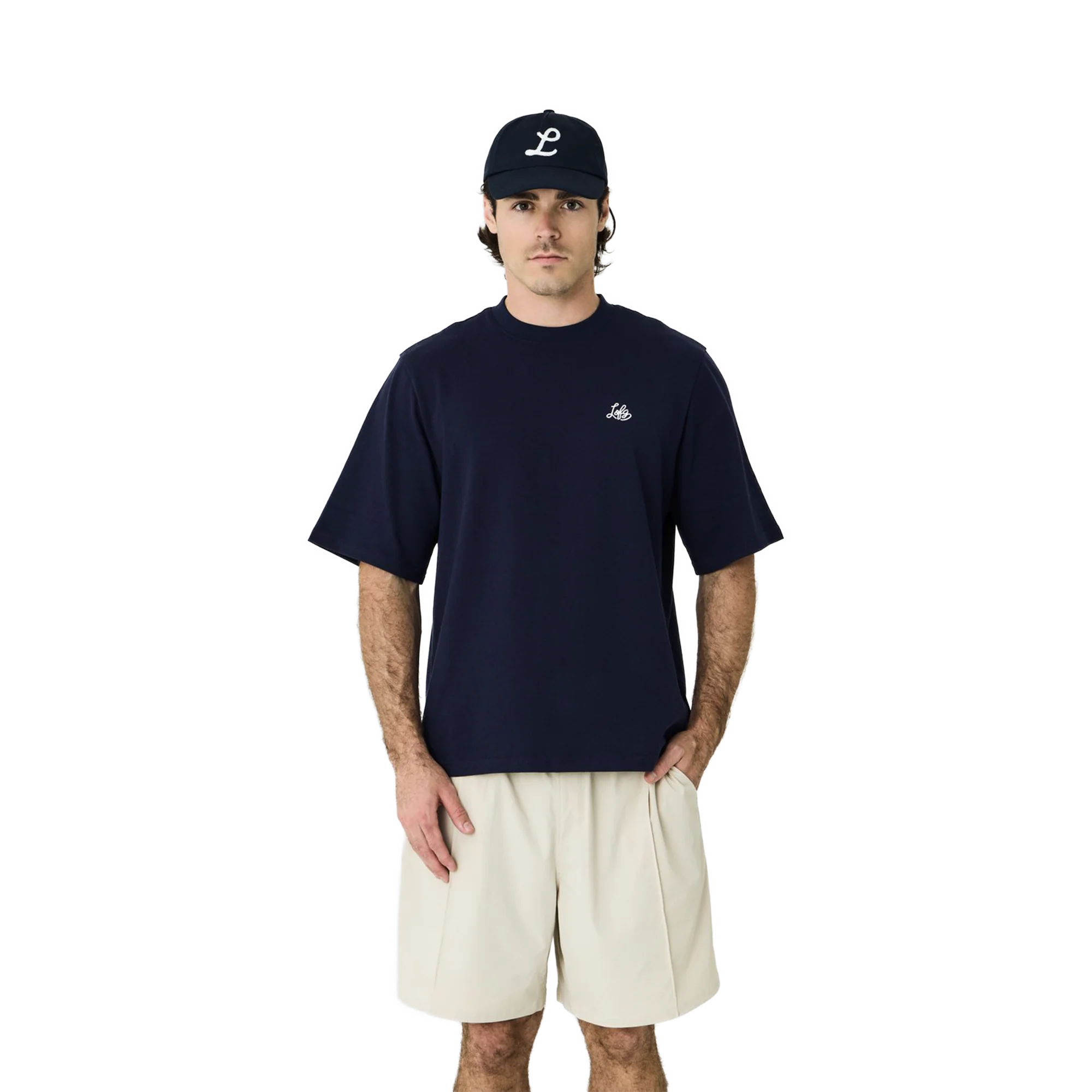 Left of Field Golf Coastal Classic Tee - Navy