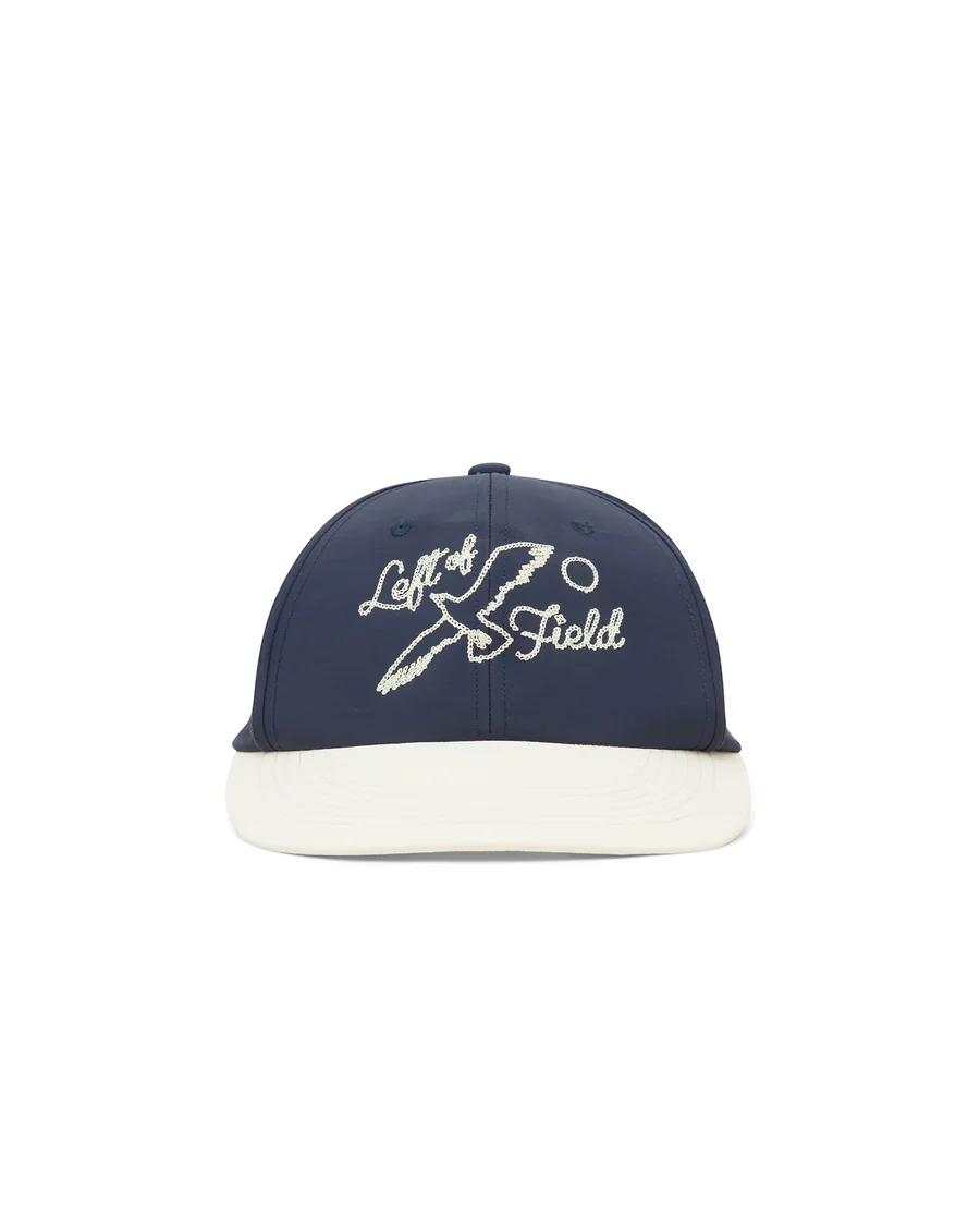 Left of Field Golf Duckbill Brids Cap - Navy/Cream - Image 3
