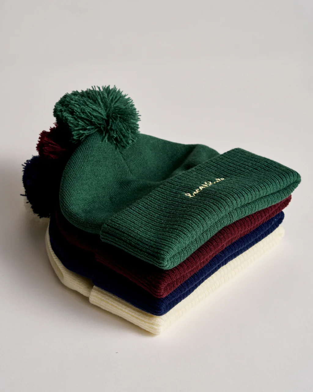 Local Rule Pom Pom Beanie - Navy - Image 7
