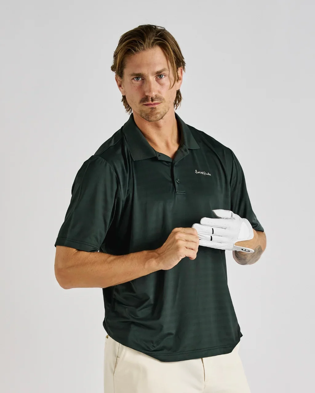 Local Rule Tech Polo Green - Image 5
