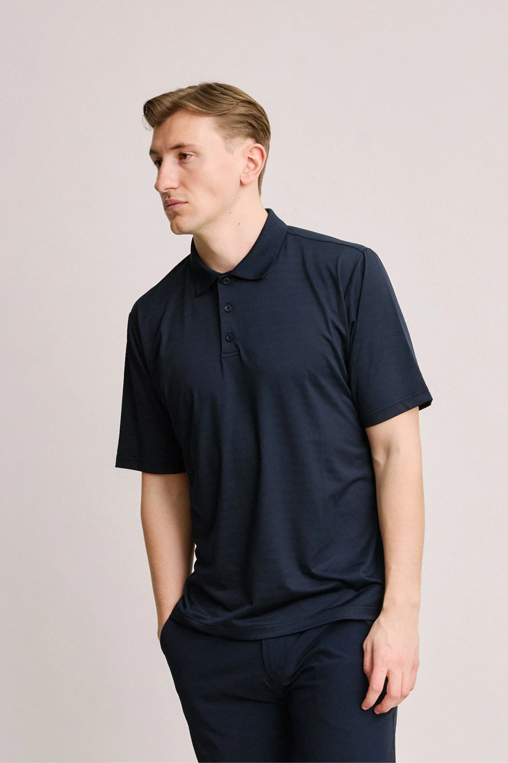 Local Rule Tech Polo Navy - Image 3
