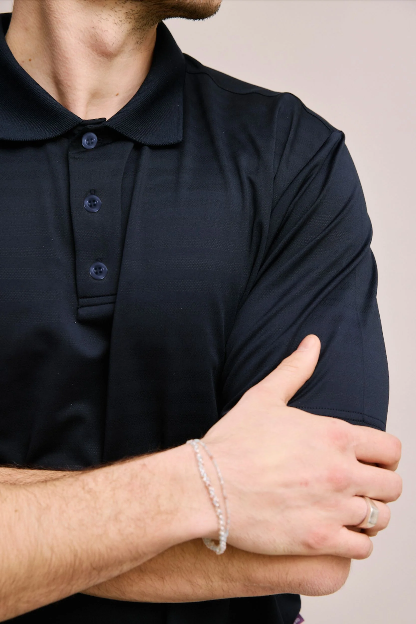 Local Rule Tech Polo Navy - Image 4