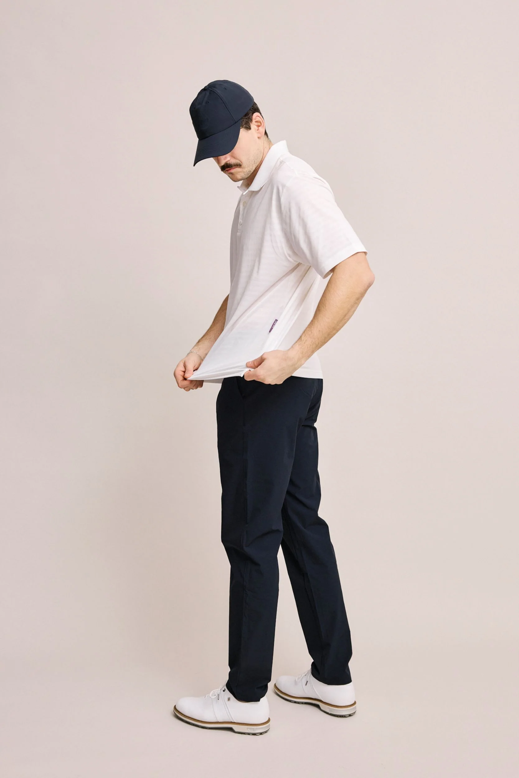Local Rule Tech Polo White - Image 2