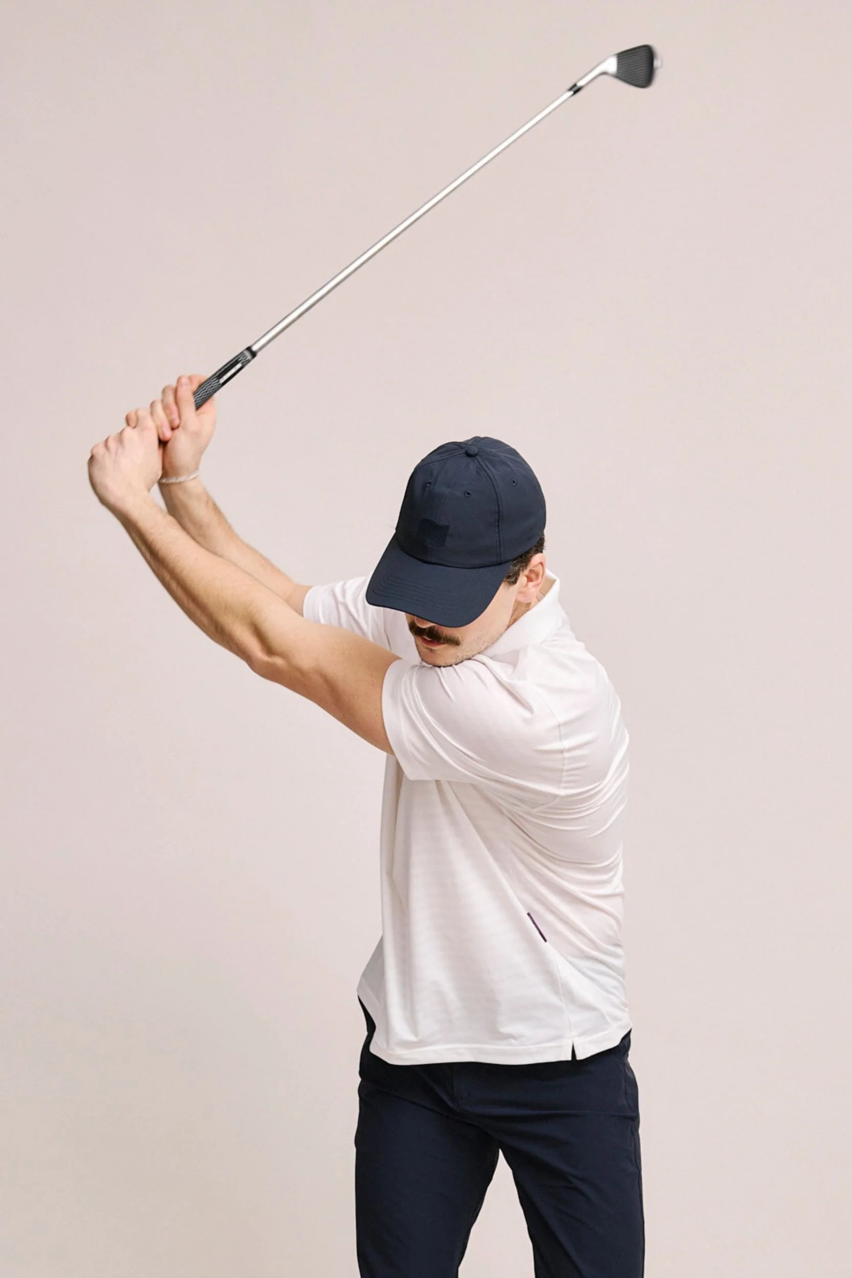 Local Rule Tech Polo White - Image 4