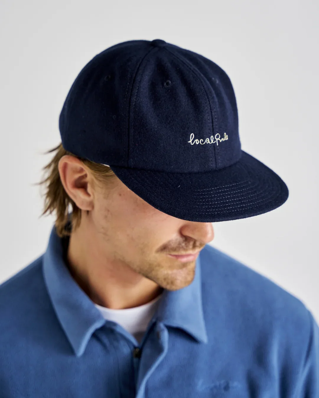 Local Rule Wool Cap - Navy - Image 2