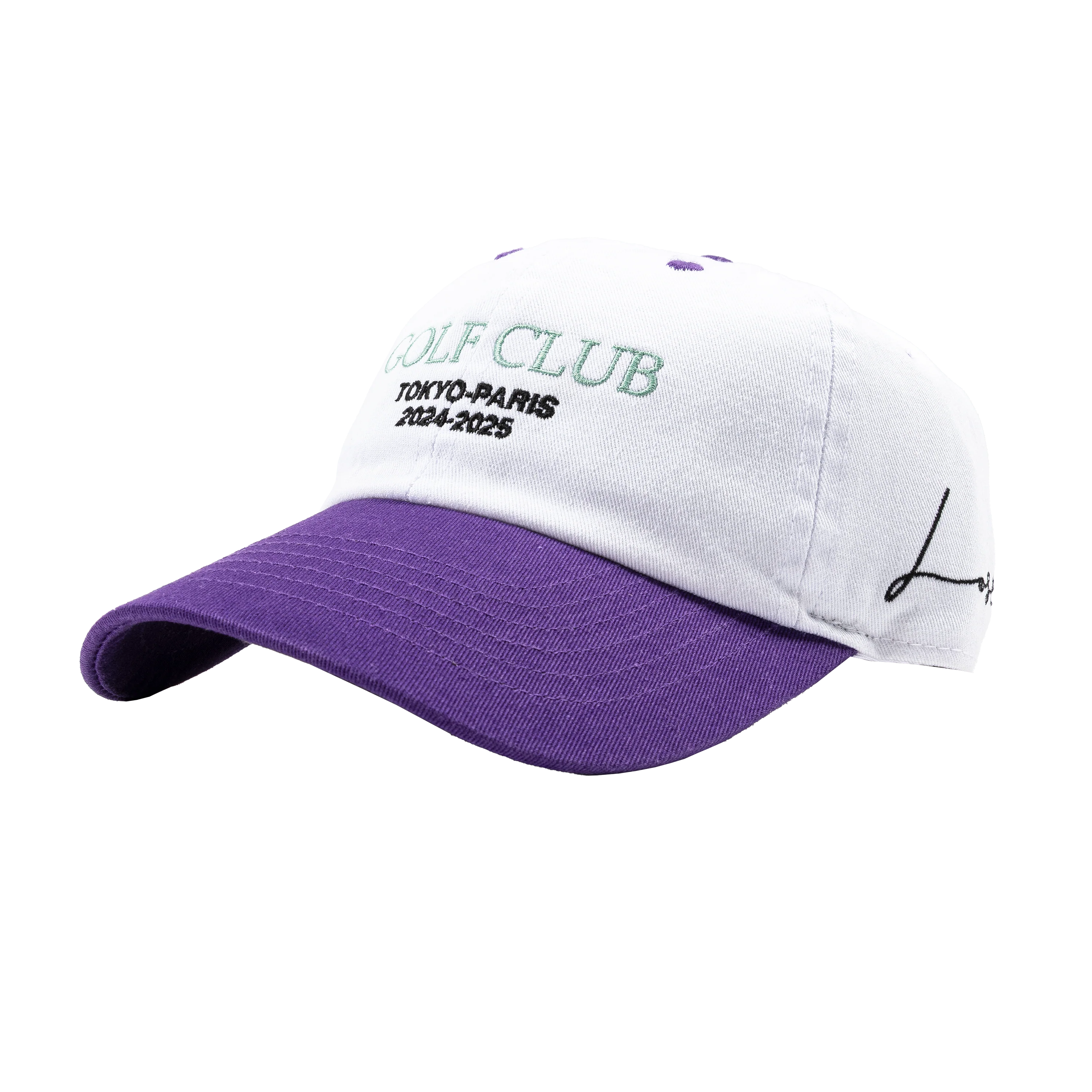 Lost Balls Cap Tokyo-Paris - White/Purple - Image 3