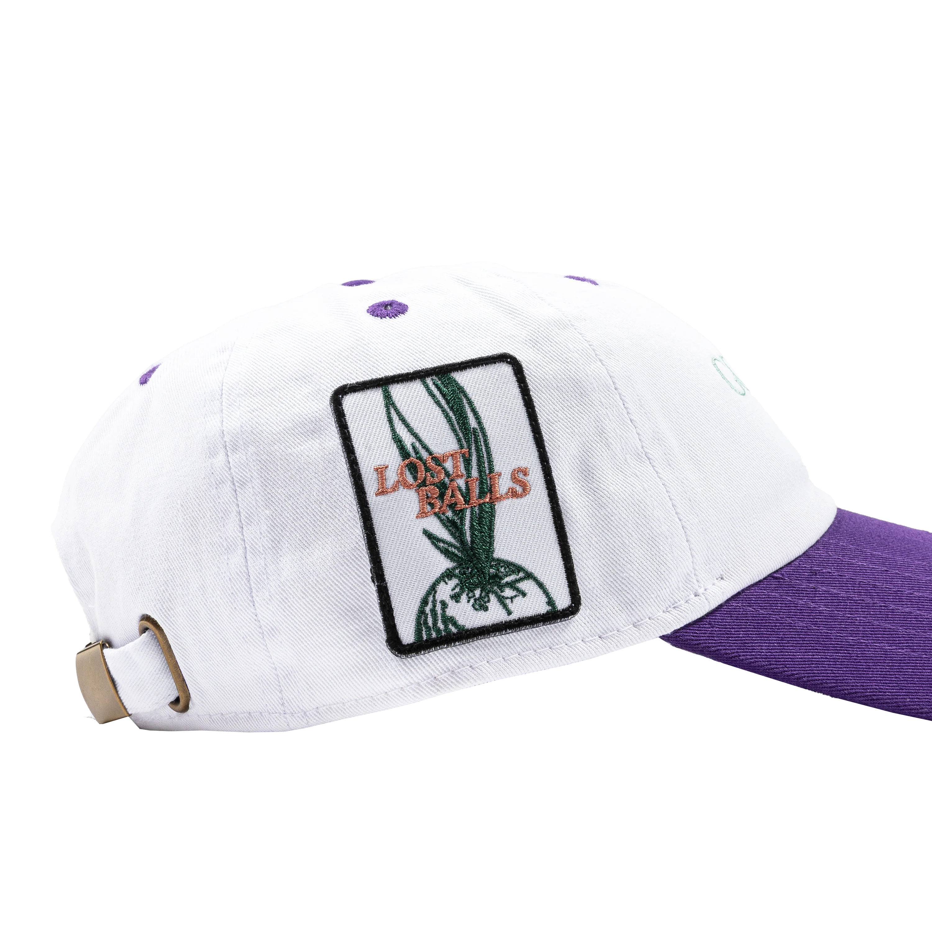 Lost Balls Cap Tokyo-Paris - White/Purple - Image 4