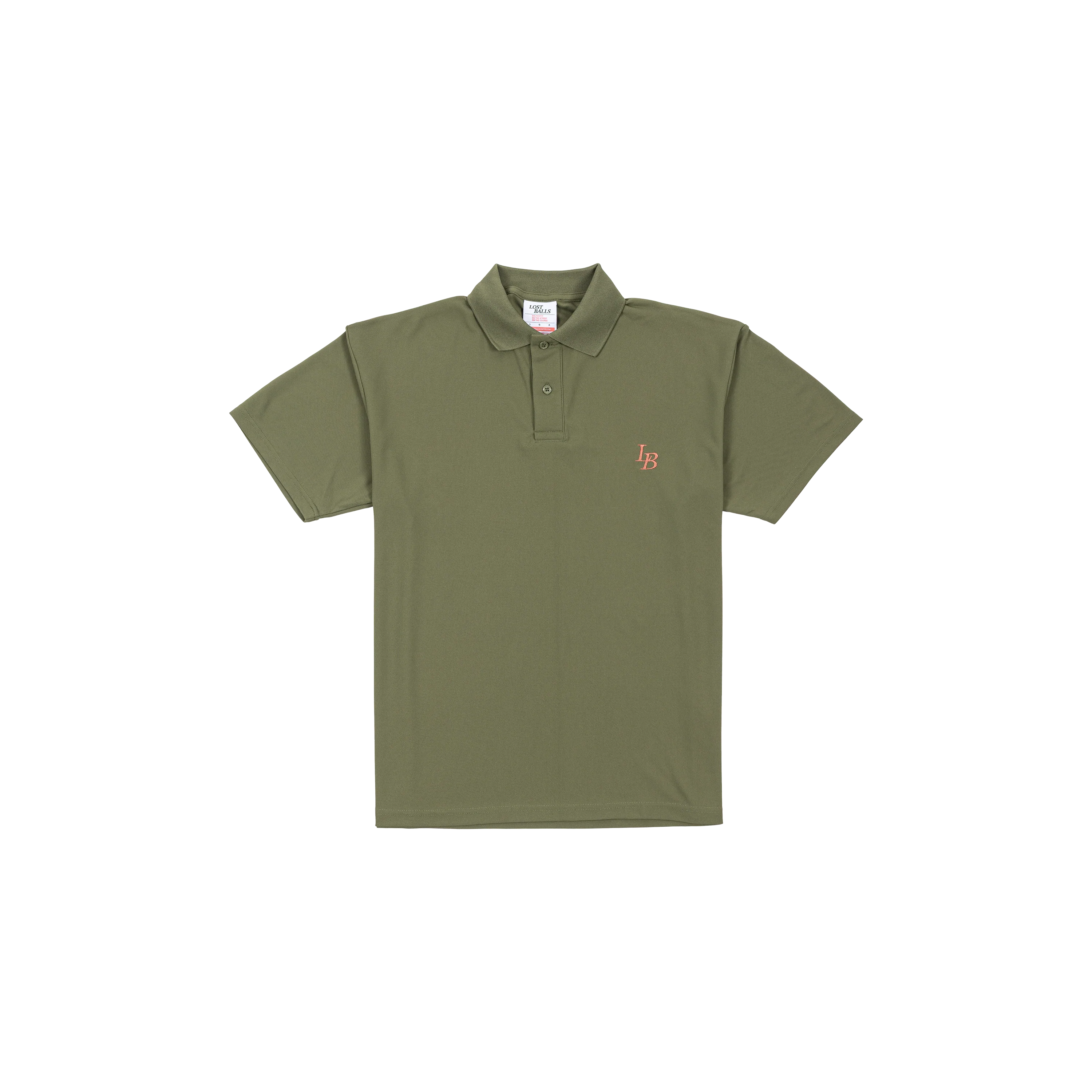 Lost Balls Logo Polo - Green - Image 3