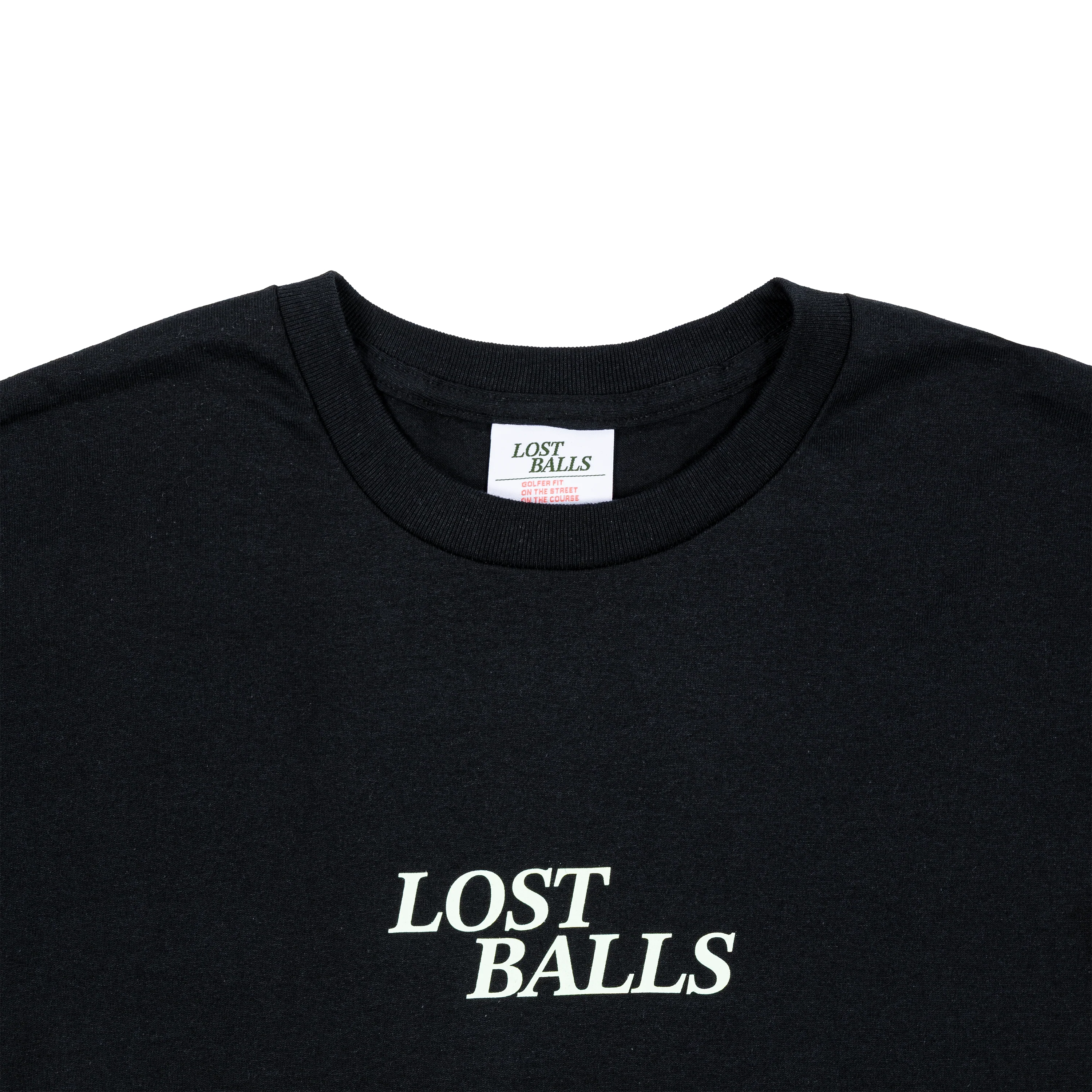 Lost Balls T-Shirt Logo - Black - Image 4