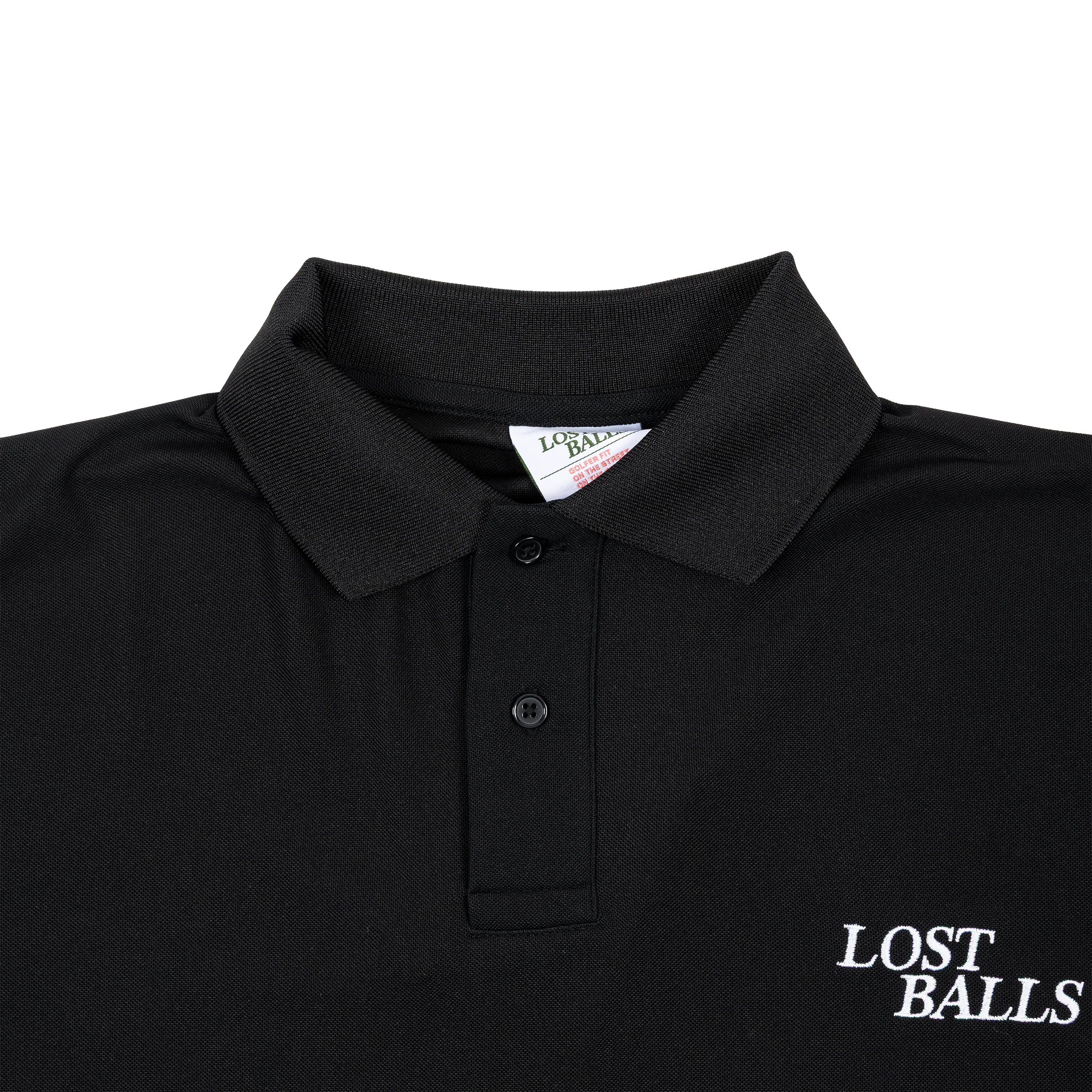 Lost Balls Tokyo-Paris Polo -  Black - Image 4