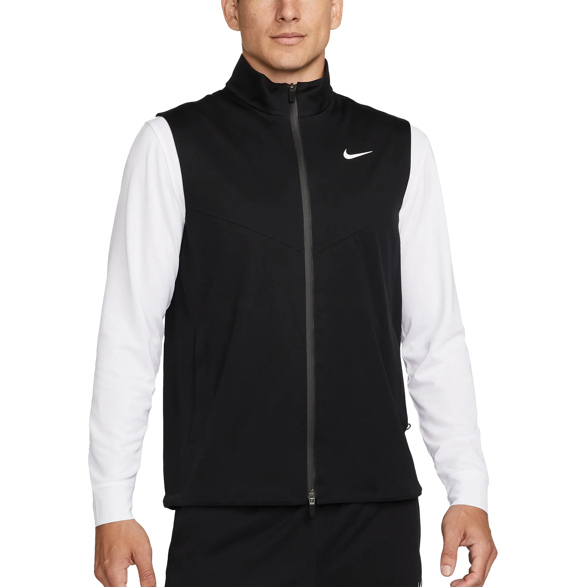 Nike Storm-FIT ADV Full-Zip Golf Vest - Black/White