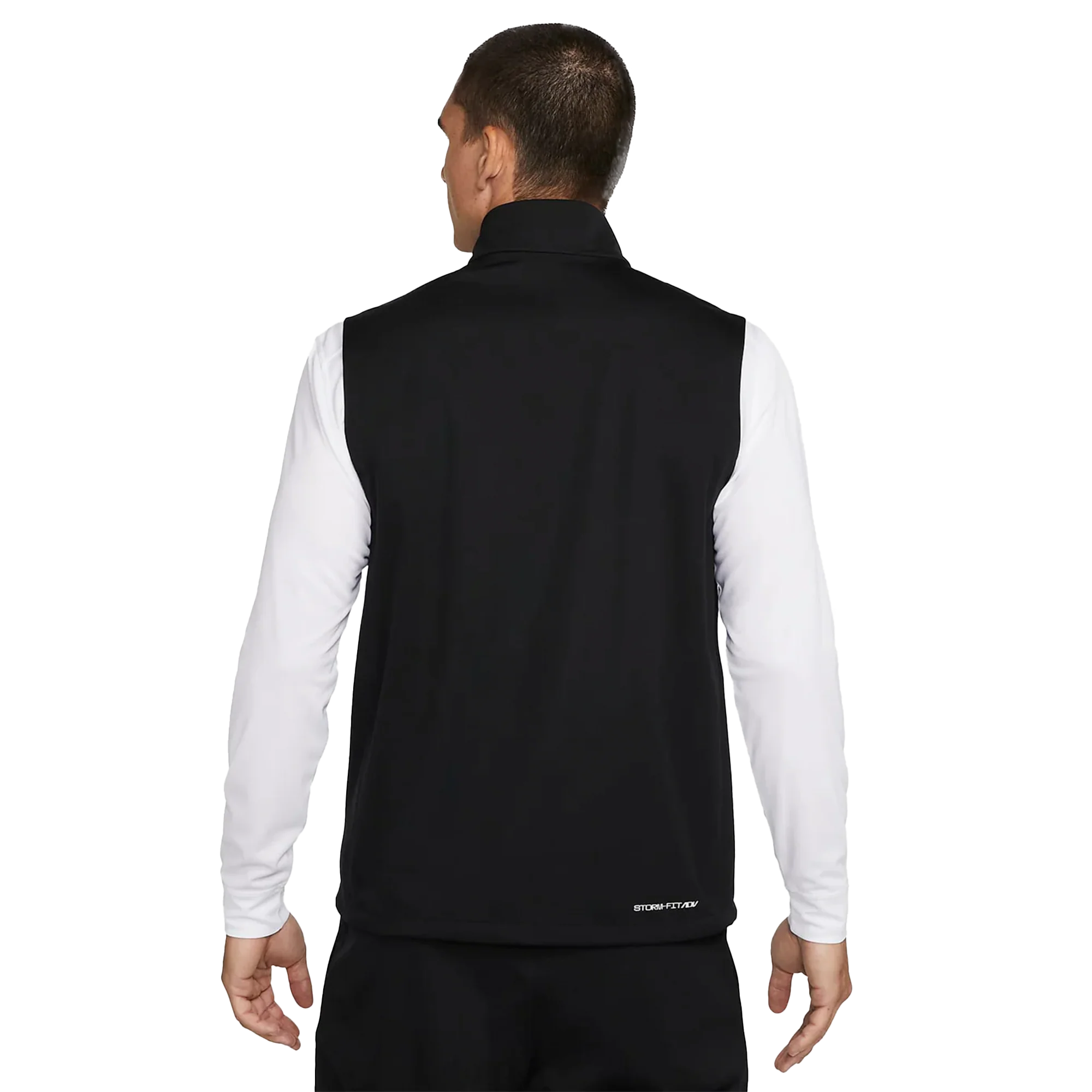 Nike Storm-FIT ADV Full-Zip Golf Vest - Black/White - Image 2