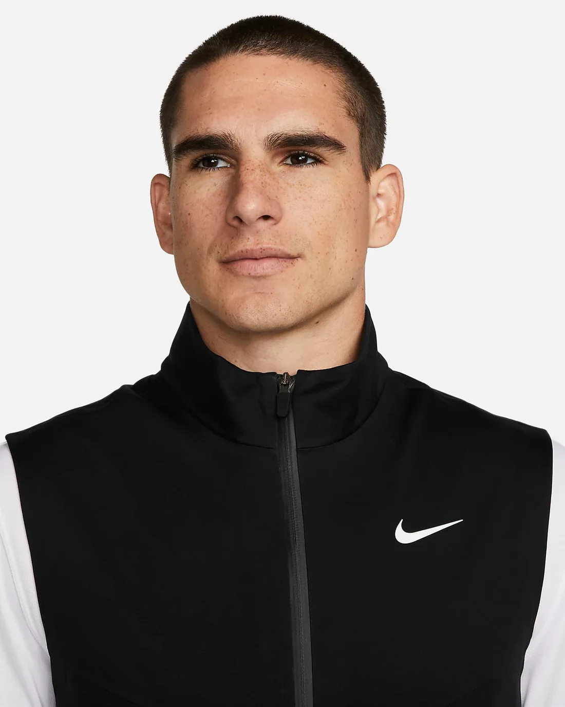 Nike Storm-FIT ADV Full-Zip Golf Vest - Black/White - Image 5