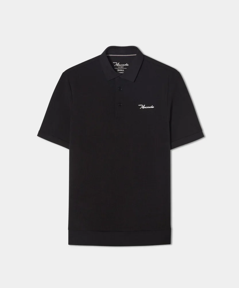 Macade Black AR Tech Polo - Image 5