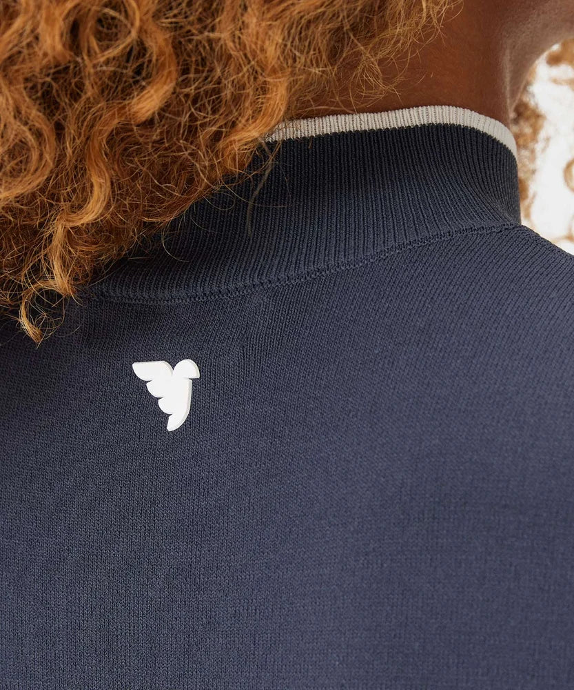 Macade Charcoal Air Mock Neck Top - Image 5