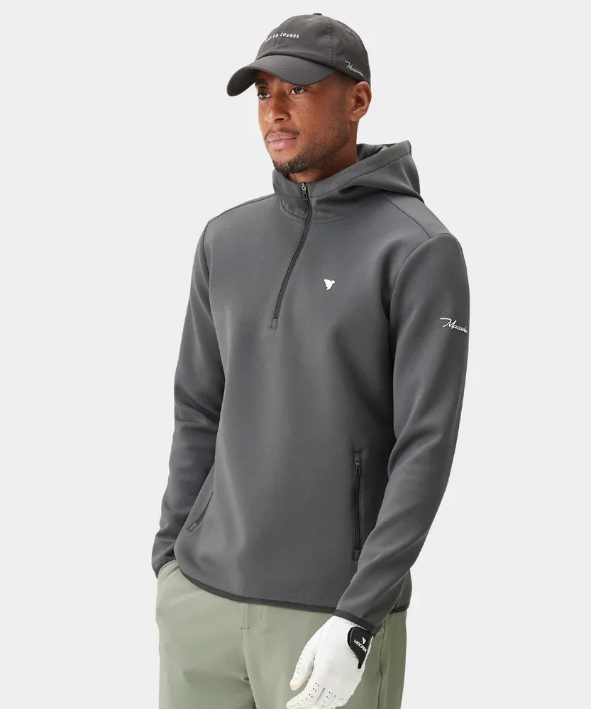 Macade Dark Gray Therma Zip Hoodie - Image 8
