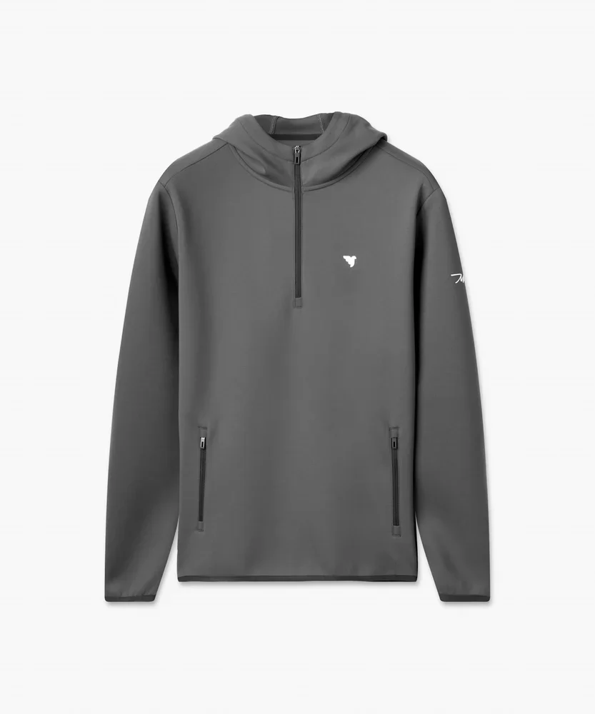 Macade Dark Gray Therma Zip Hoodie - Image 9