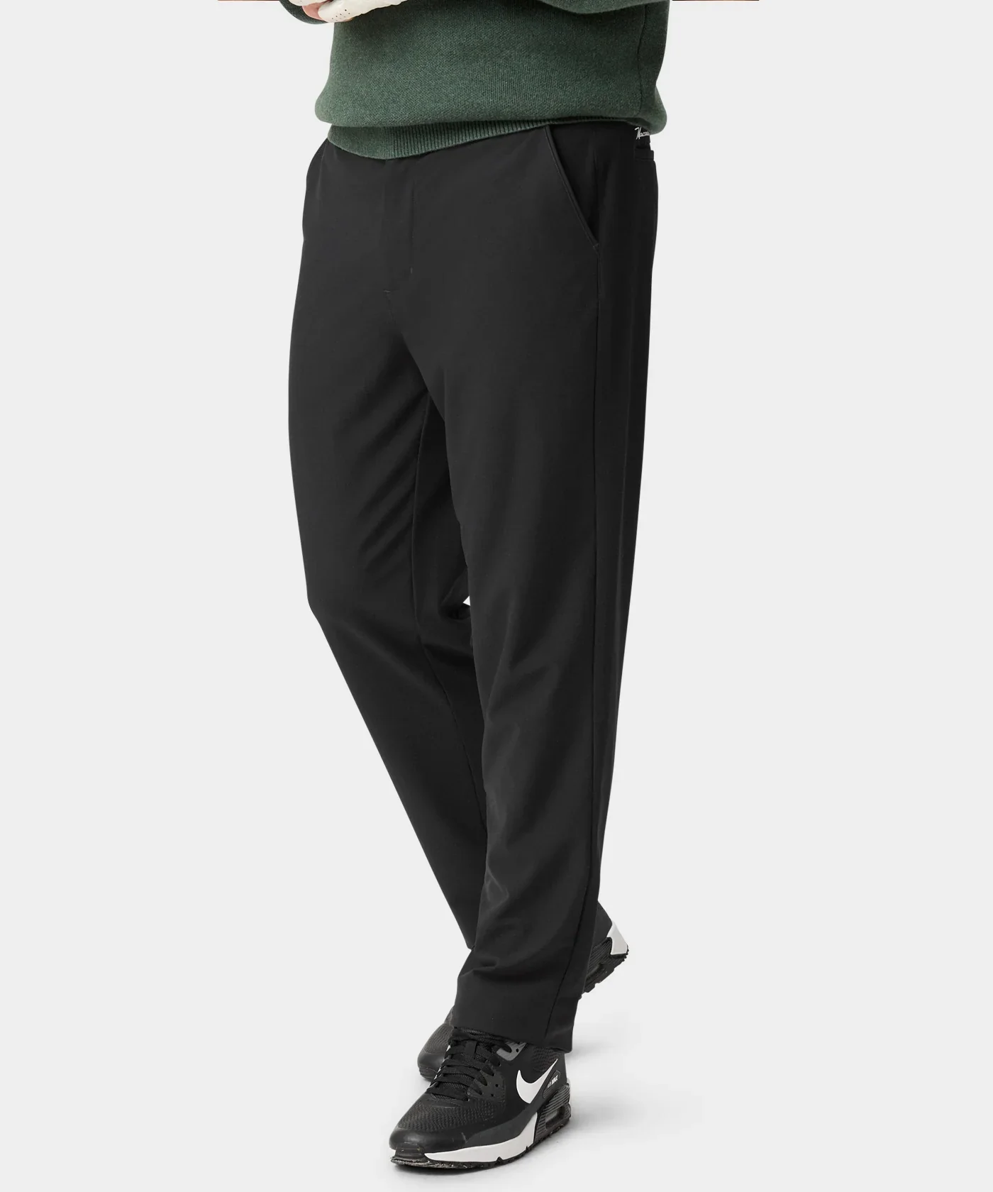 Macade Lightweight Relaxed Trouser - Black - Image 9