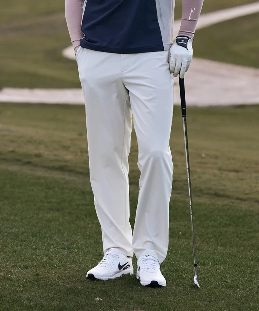 Macade Lightweight Relaxed Trouser - Bone - Image 2