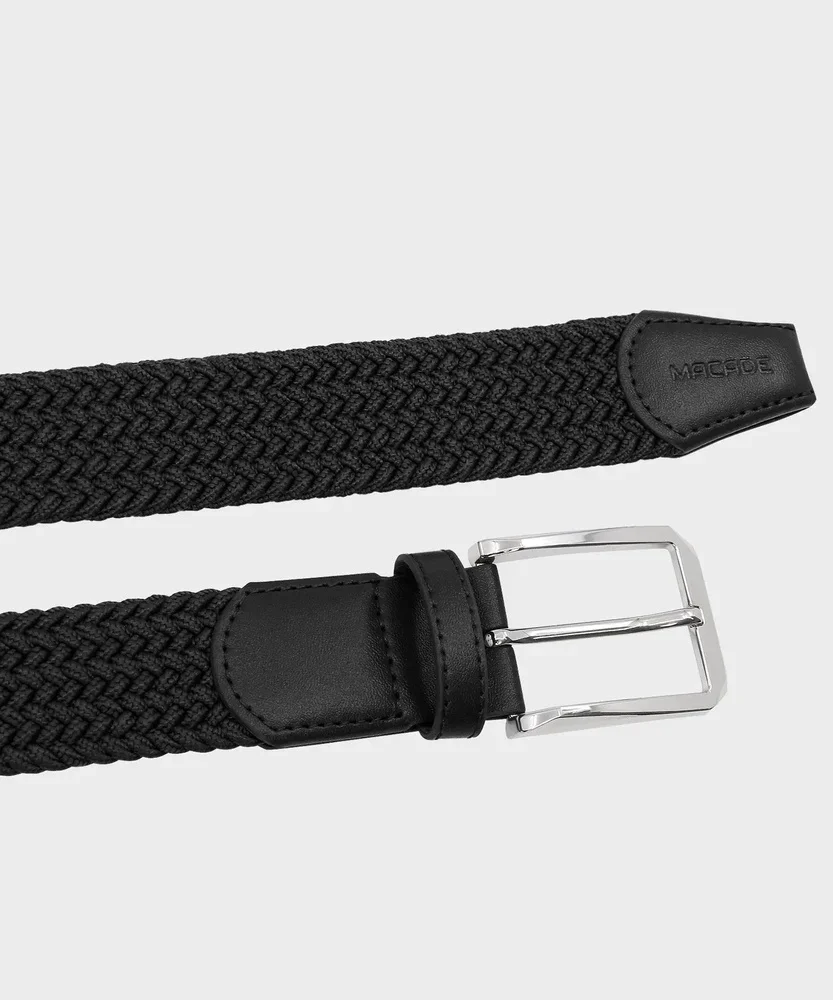 Macade Men's Elastic Belt - Black - Image 6