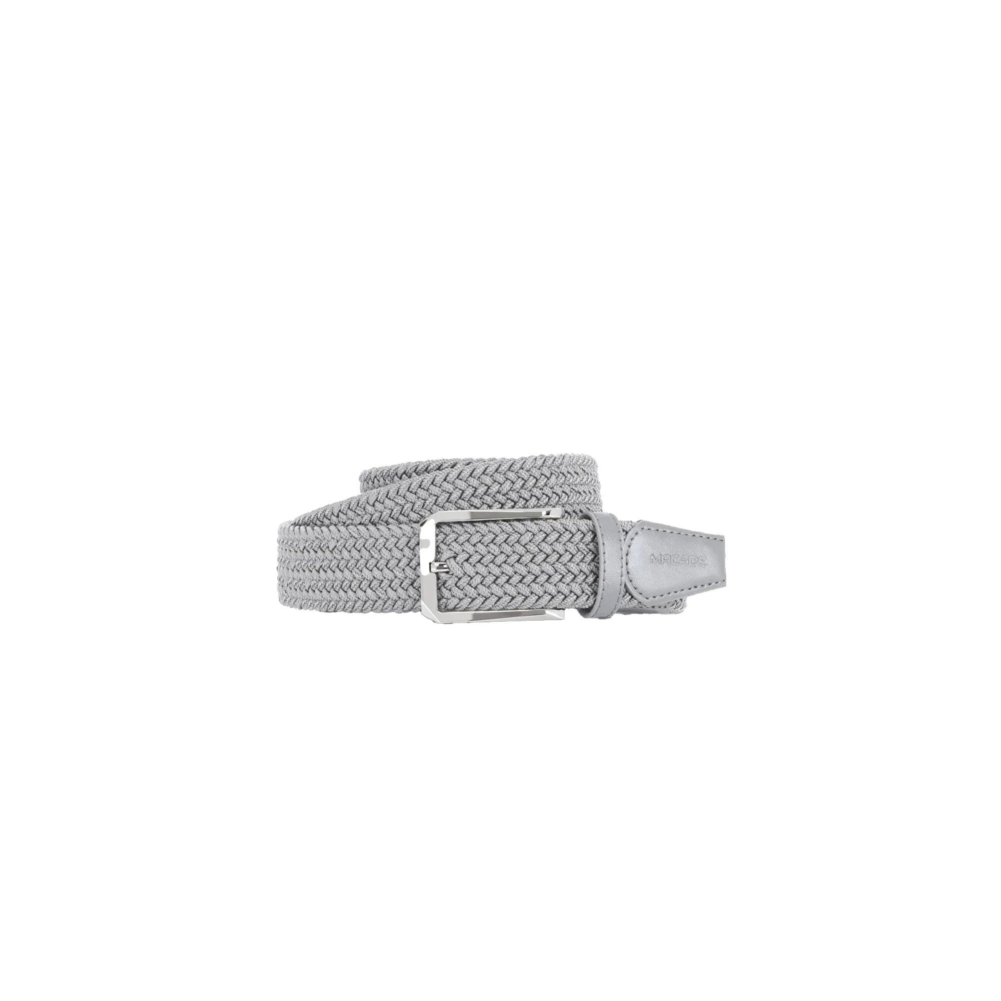 Macade  Men's Elastic Belt - Light Grey - Image 3