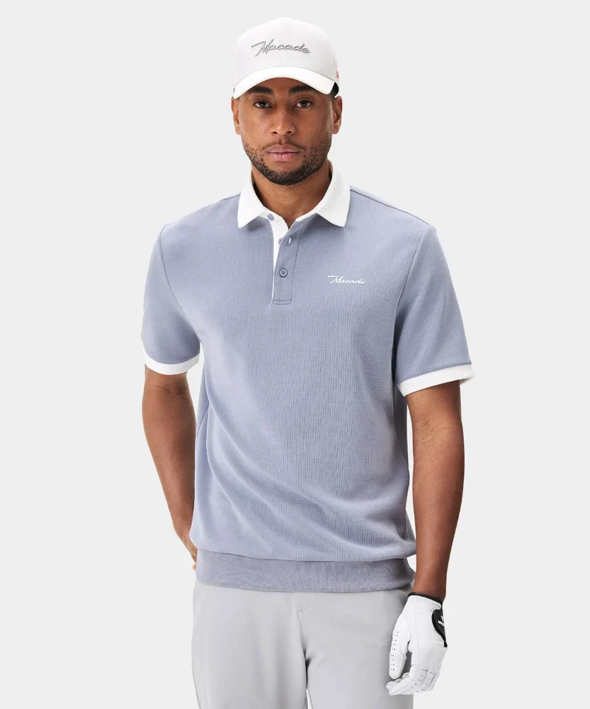 Macade AR Tech Polo - Gray - Image 7