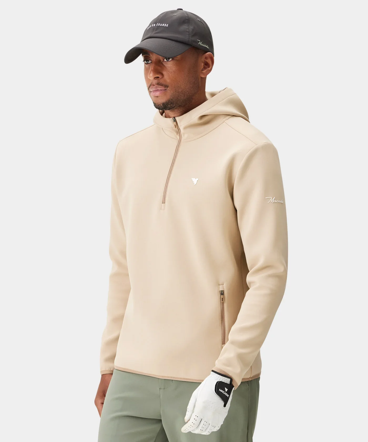 Macade Tan Therma Zip Hoodie - Image 10