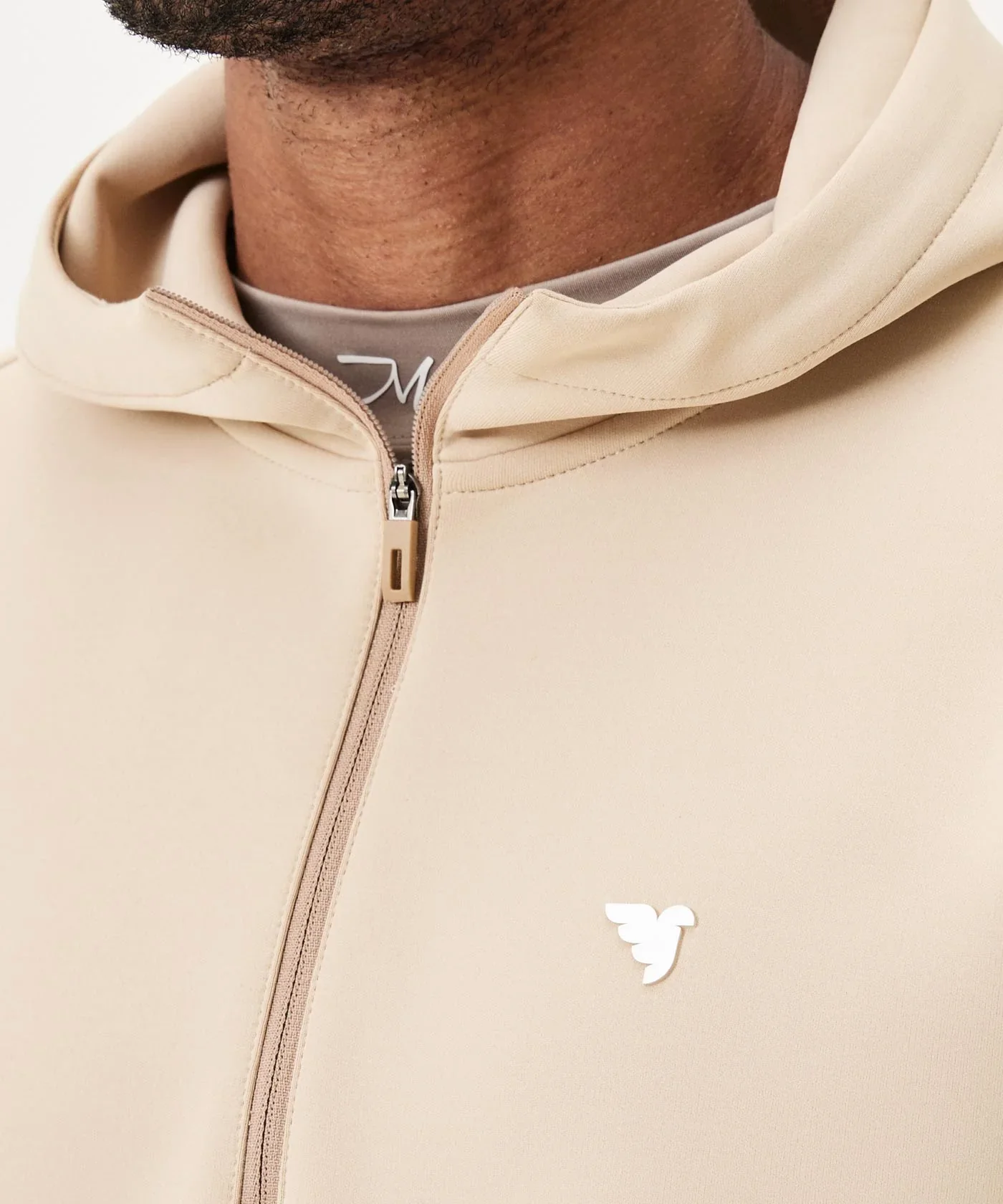 Macade Tan Therma Zip Hoodie - Image 7