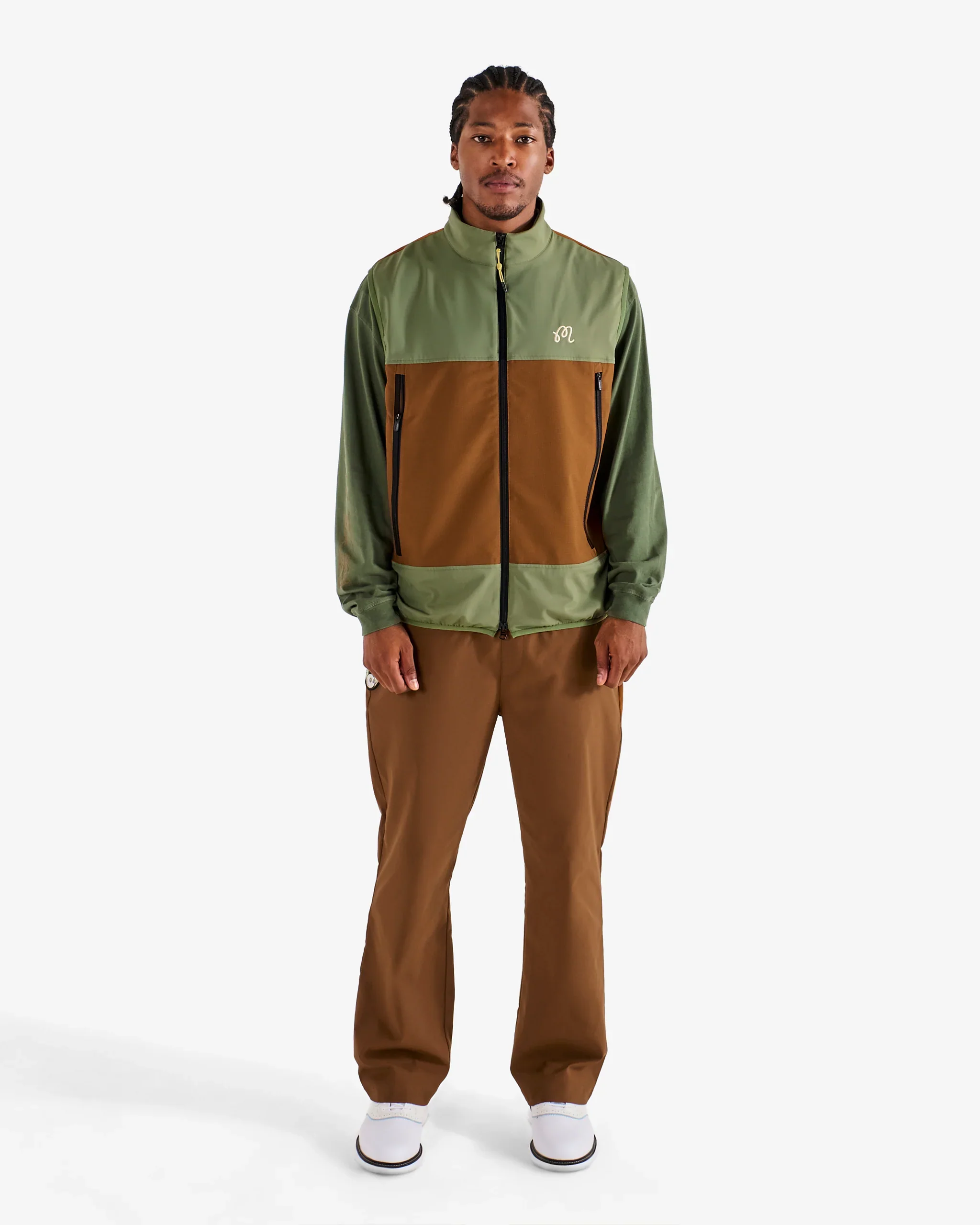 Malbon Albatross Foraging Vest - Olive - Image 5