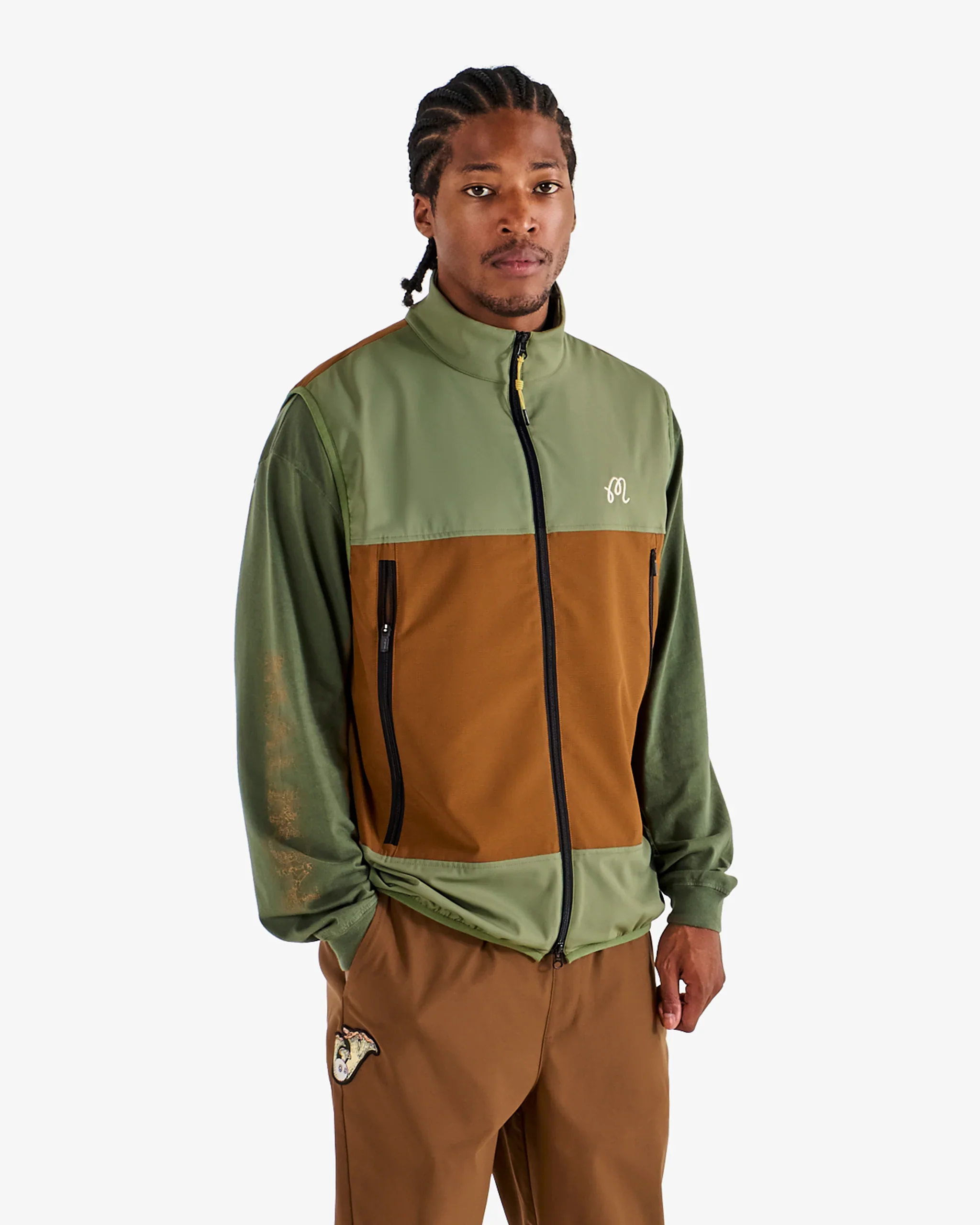 Malbon Albatross Foraging Vest - Olive - Image 6