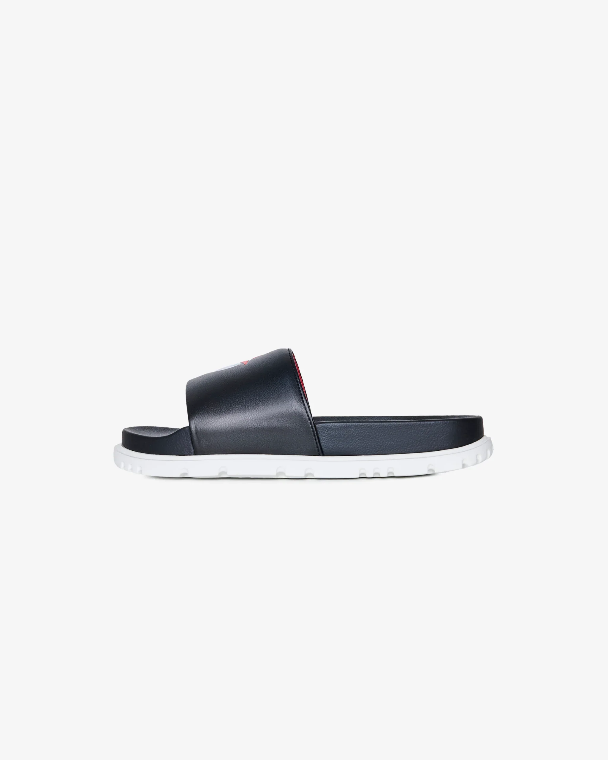 Malbon Golf Buckets Slide - Black/Red - Image 4