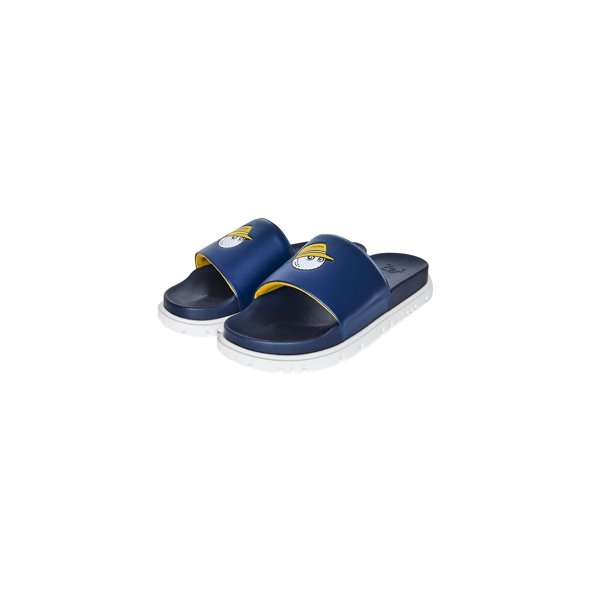 Malbon Golf Buckets Slide - Navy