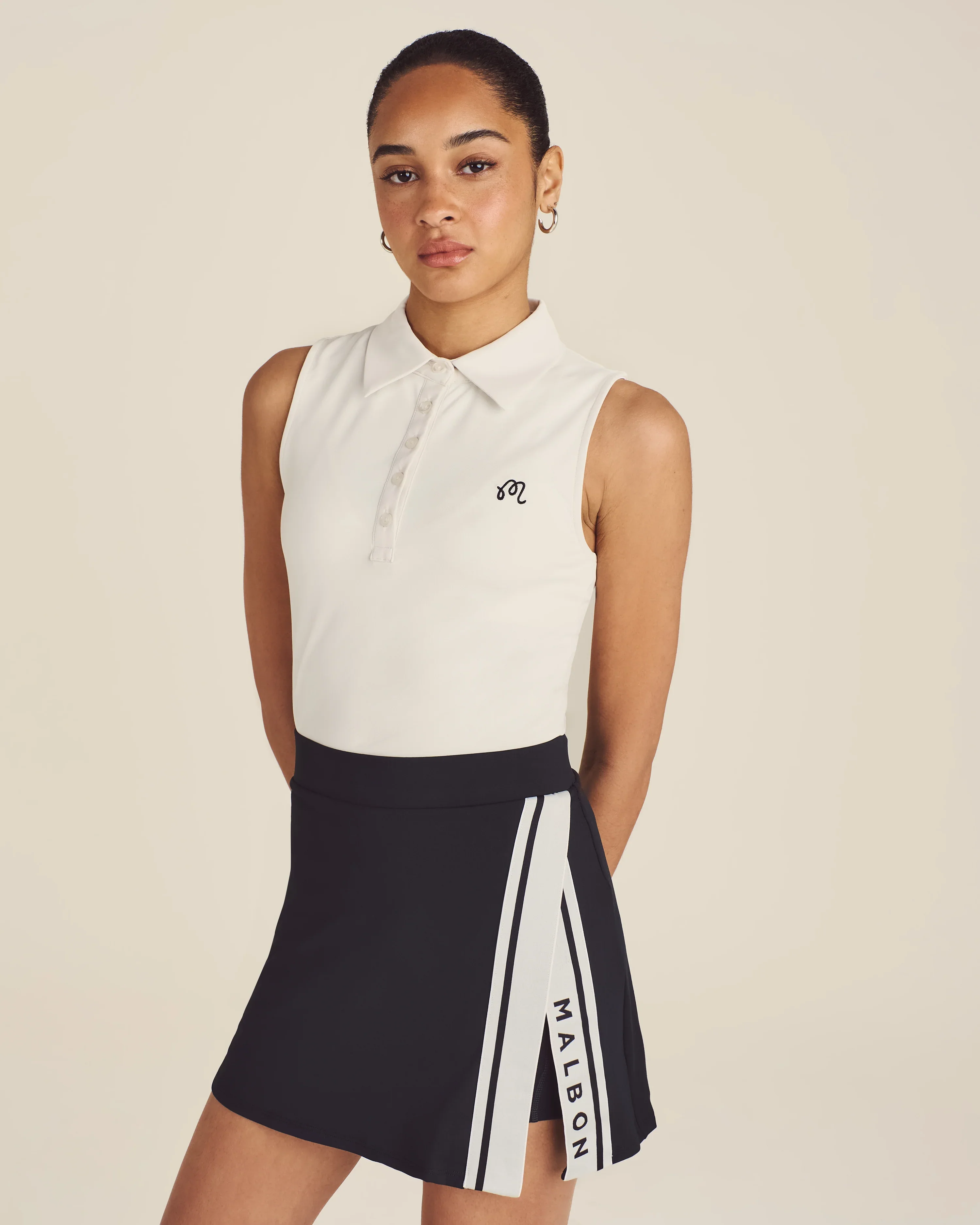 Malbon Claudia Polo - White - Image 3