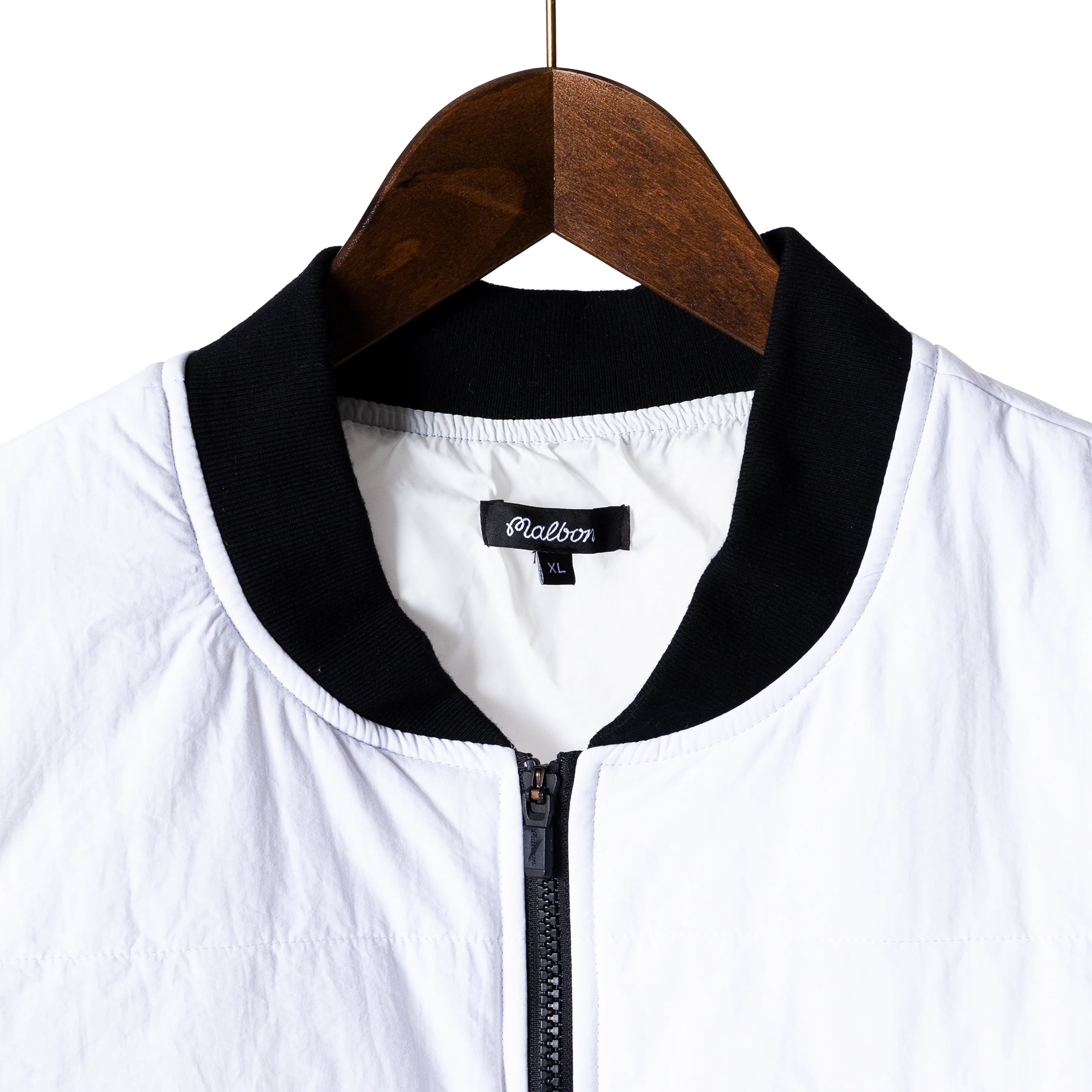 Malbon Evergeen Padded Vest White - Image 2