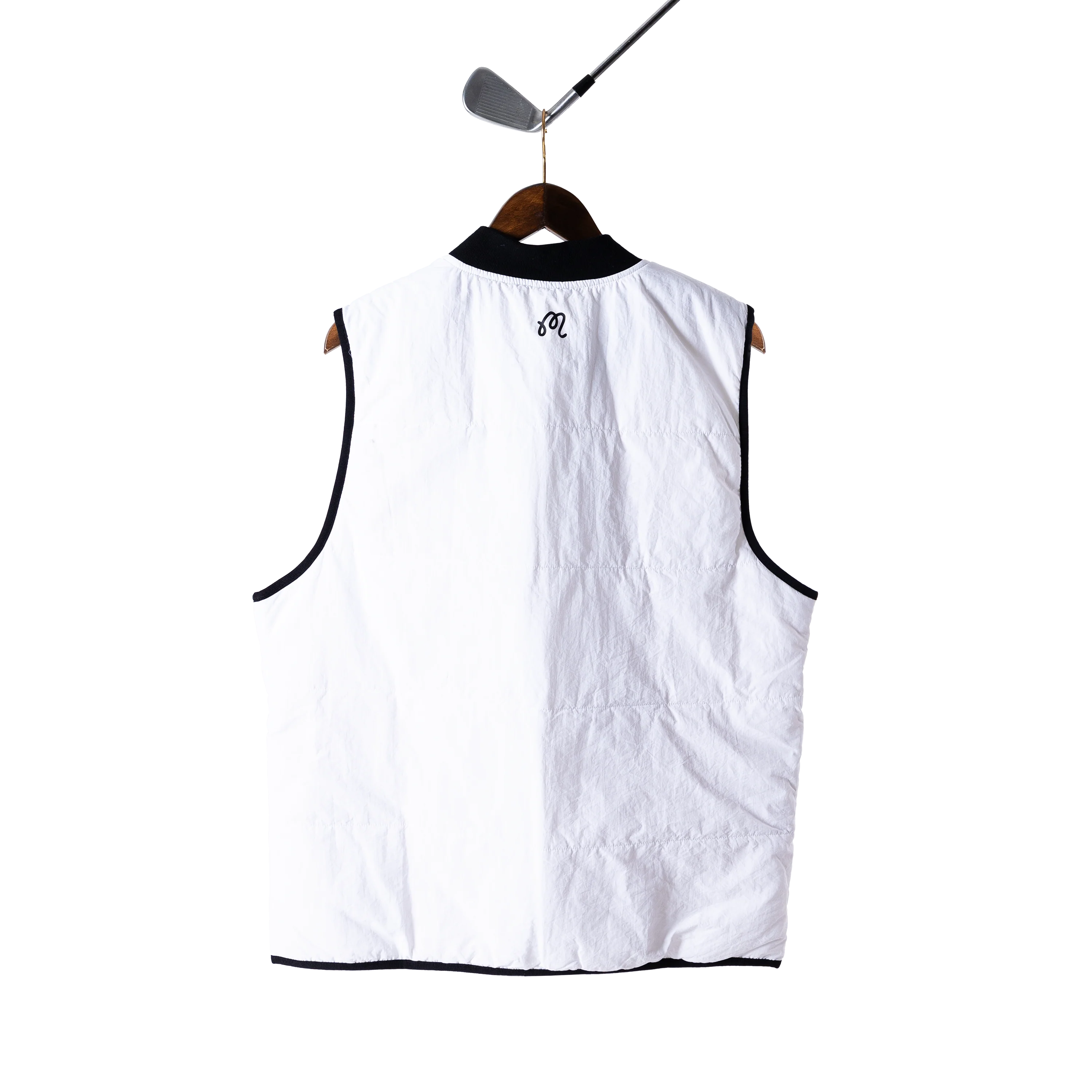 Malbon Evergeen Padded Vest White - Image 3