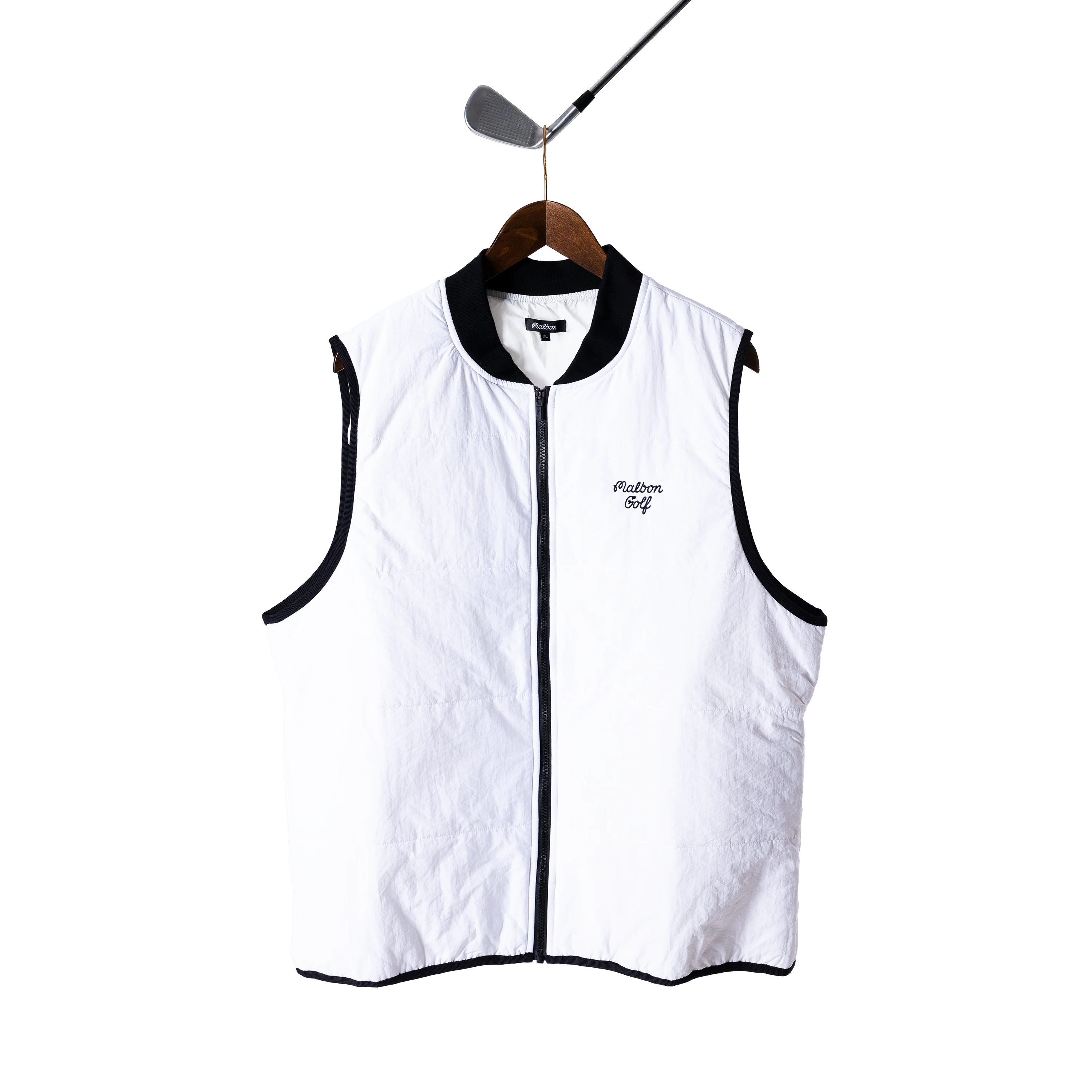 Malbon Evergeen Padded Vest White - Image 5