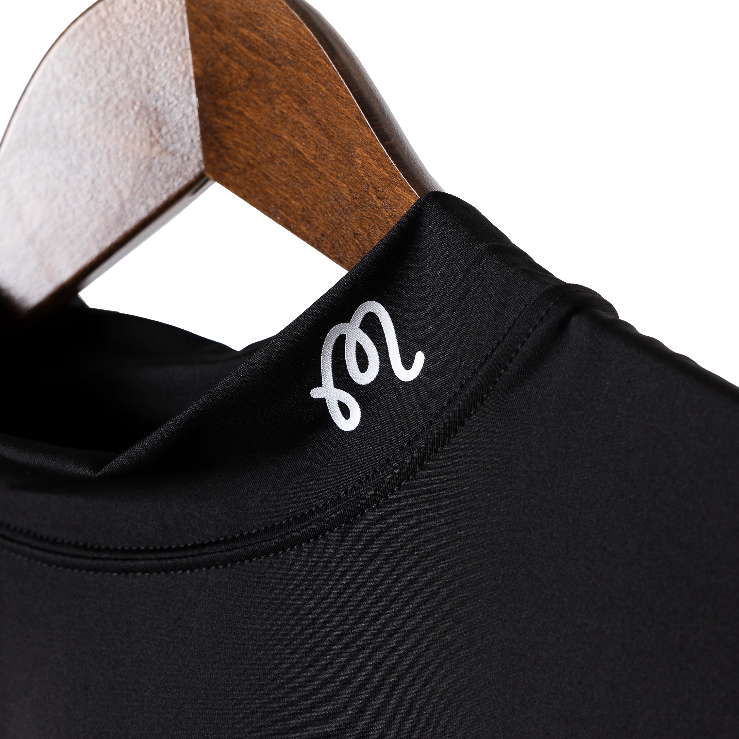 Malbon Evergreen Compression Mockneck Black - Image 4